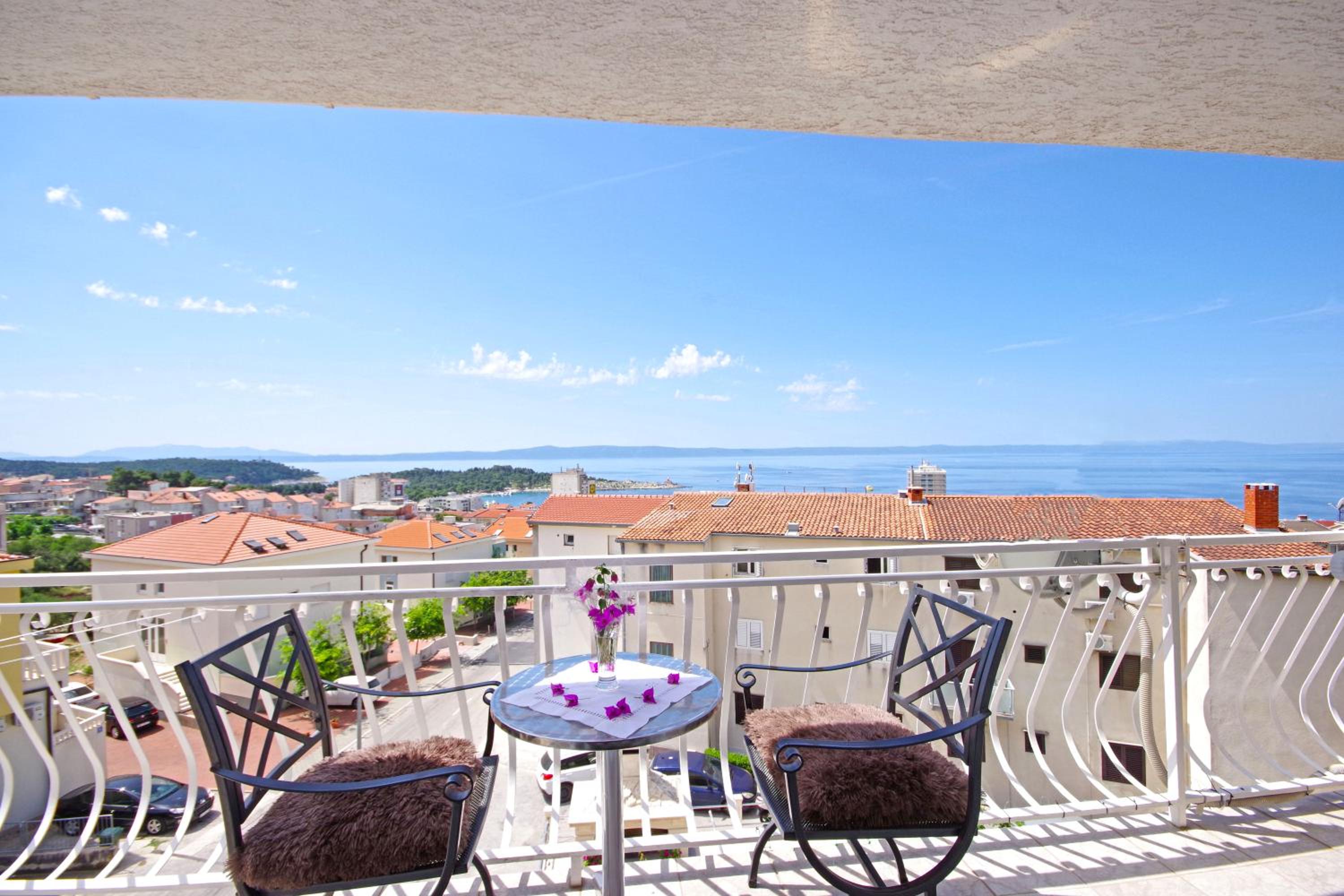 Makarska sea view rooms view 4