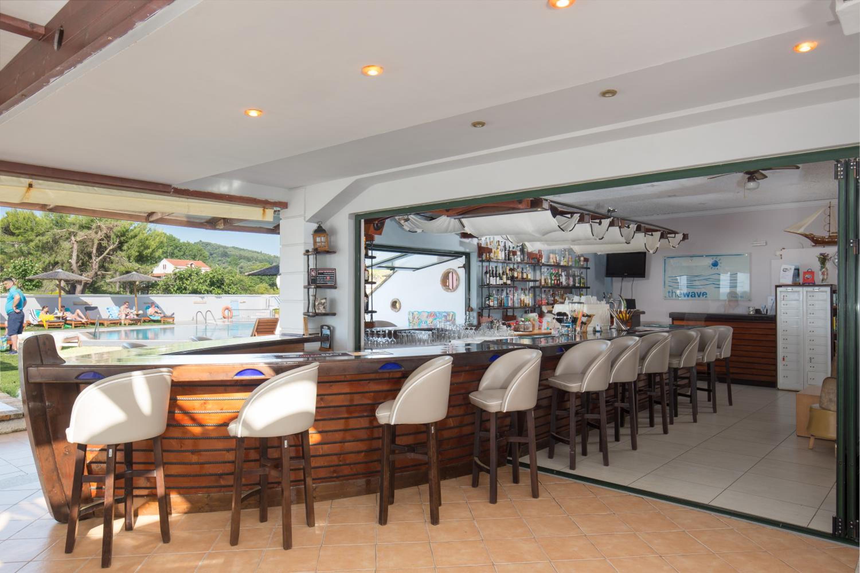 outdoor BBQ area