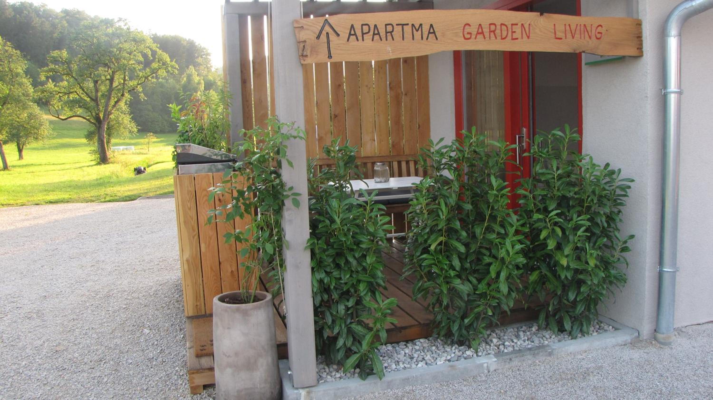 Garden living view 2
