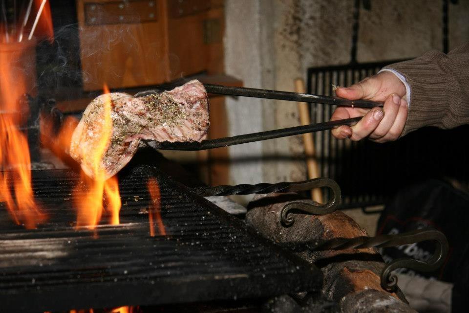 outdoor BBQ area