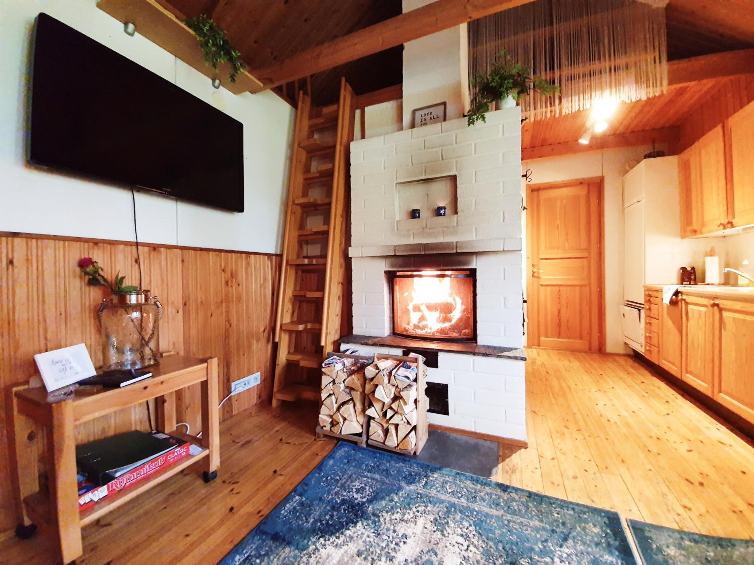 Scandinavian chalet view 2