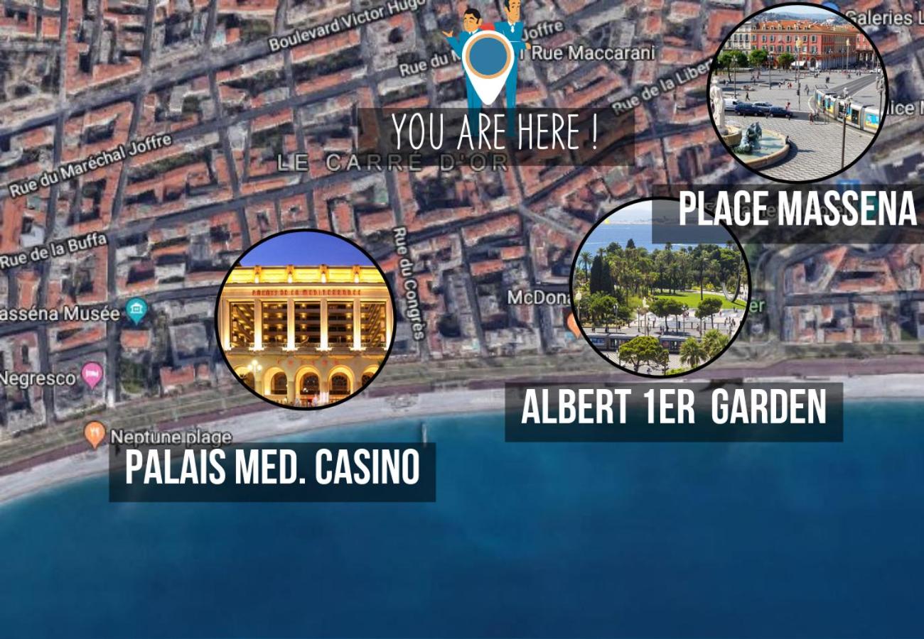 Nestor&Jeeves - PALAIS MARIE PRESTIGE - Central - Close sea