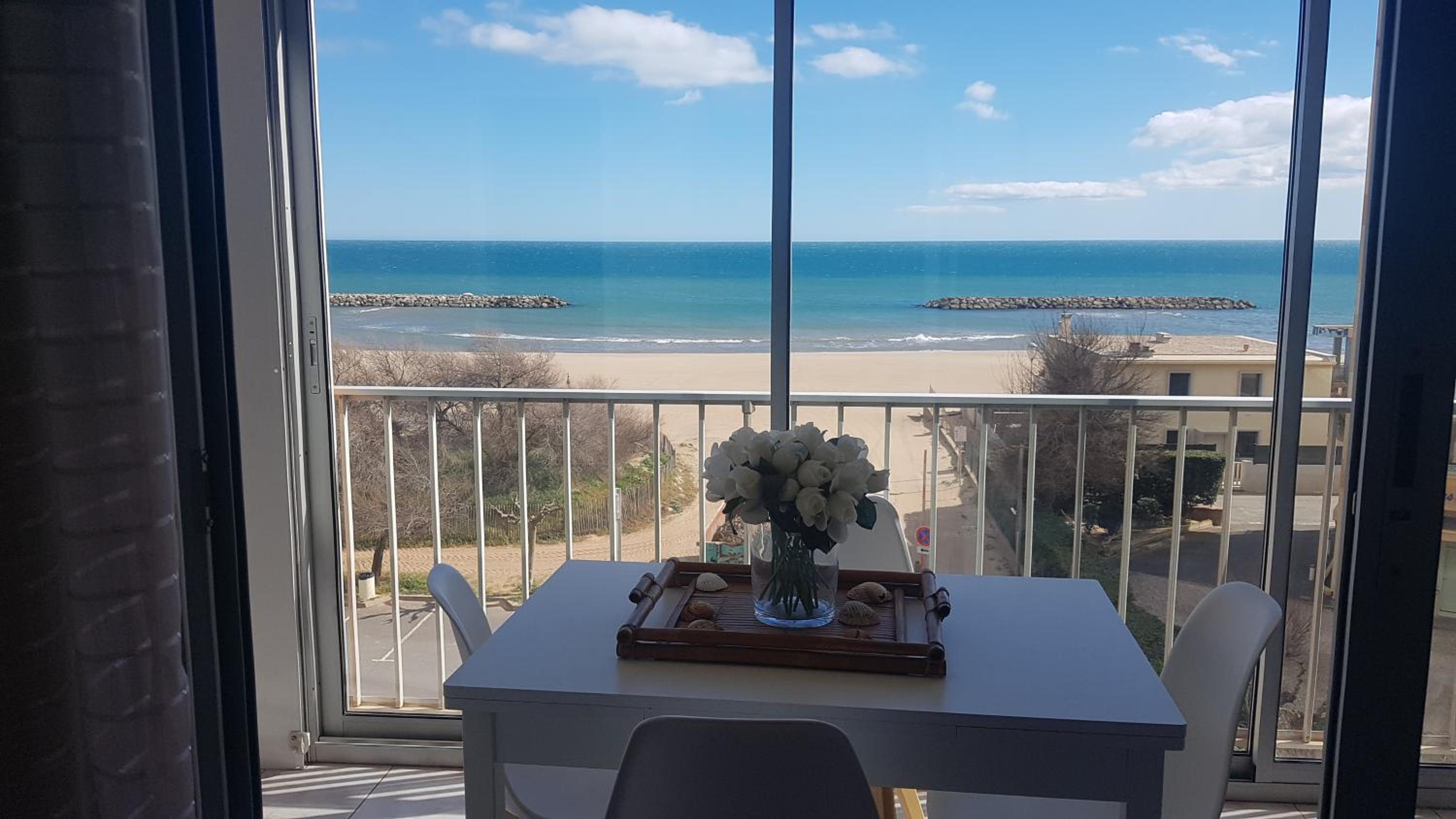 Appartement T2 valras plage view 2