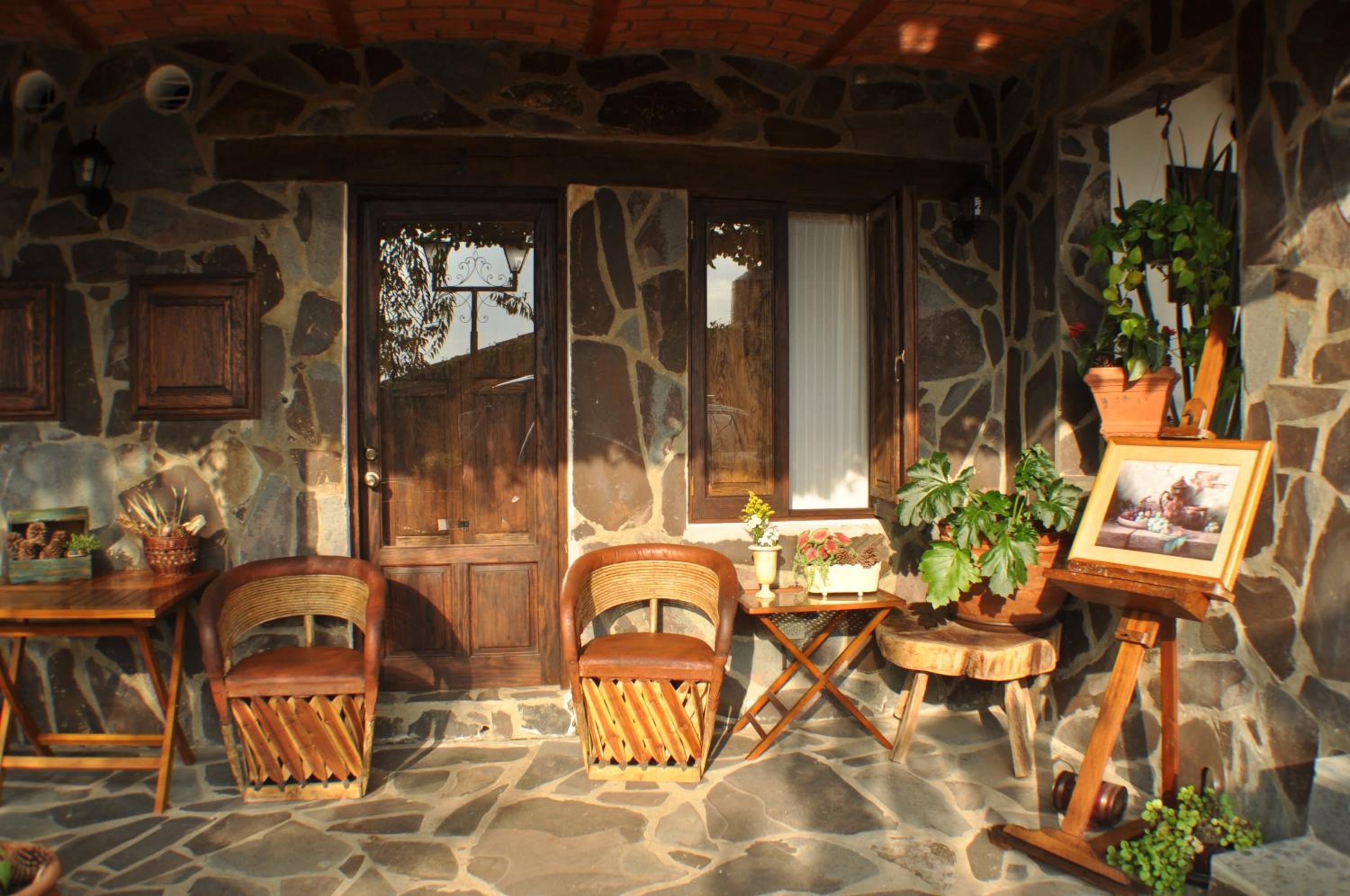 outdoor BBQ area