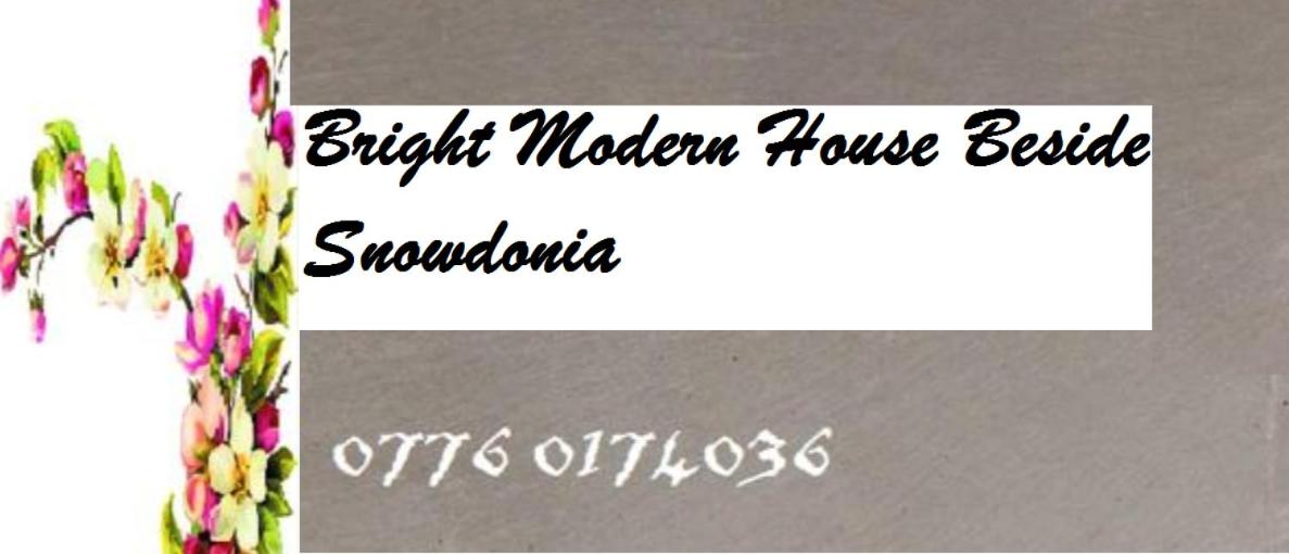 Bright modern house beside Snowdonia view 2