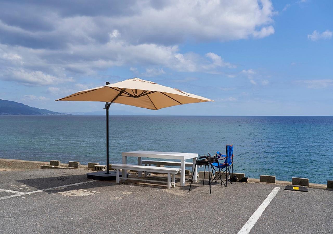 outdoor BBQ area