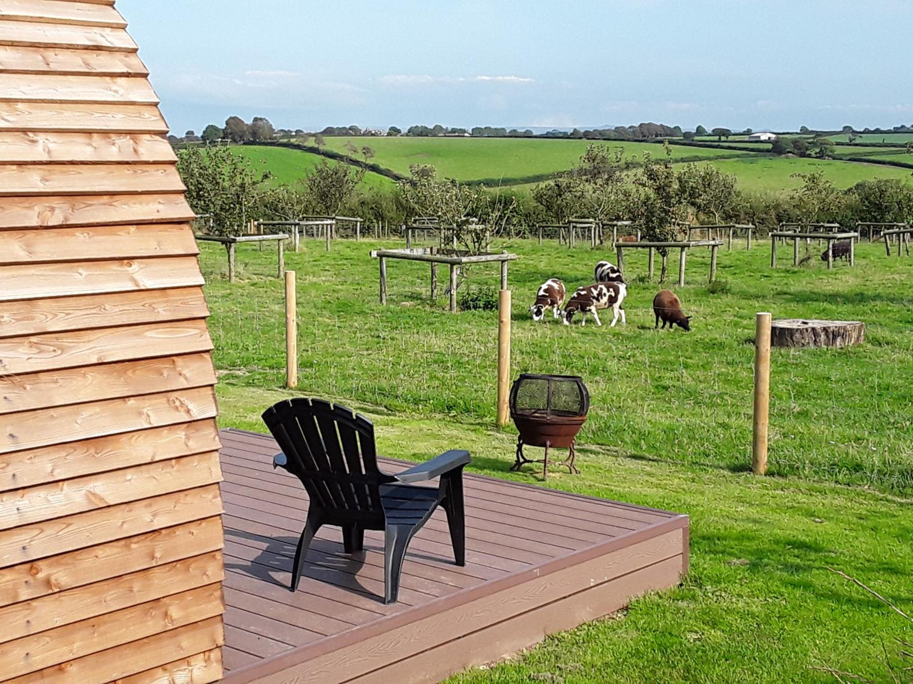 Larkworthy Farm Glamping Holiday Cabins view 4