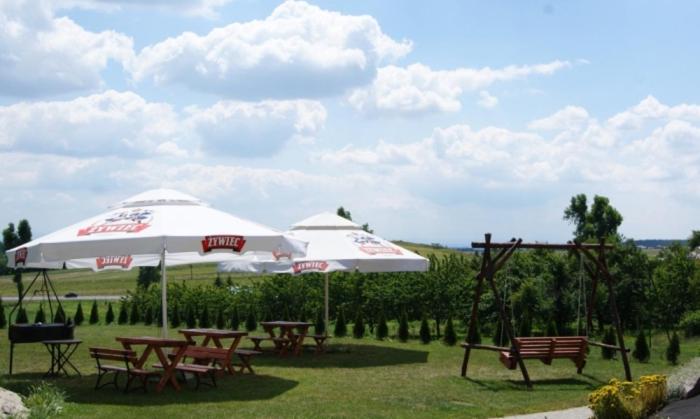 outdoor BBQ area