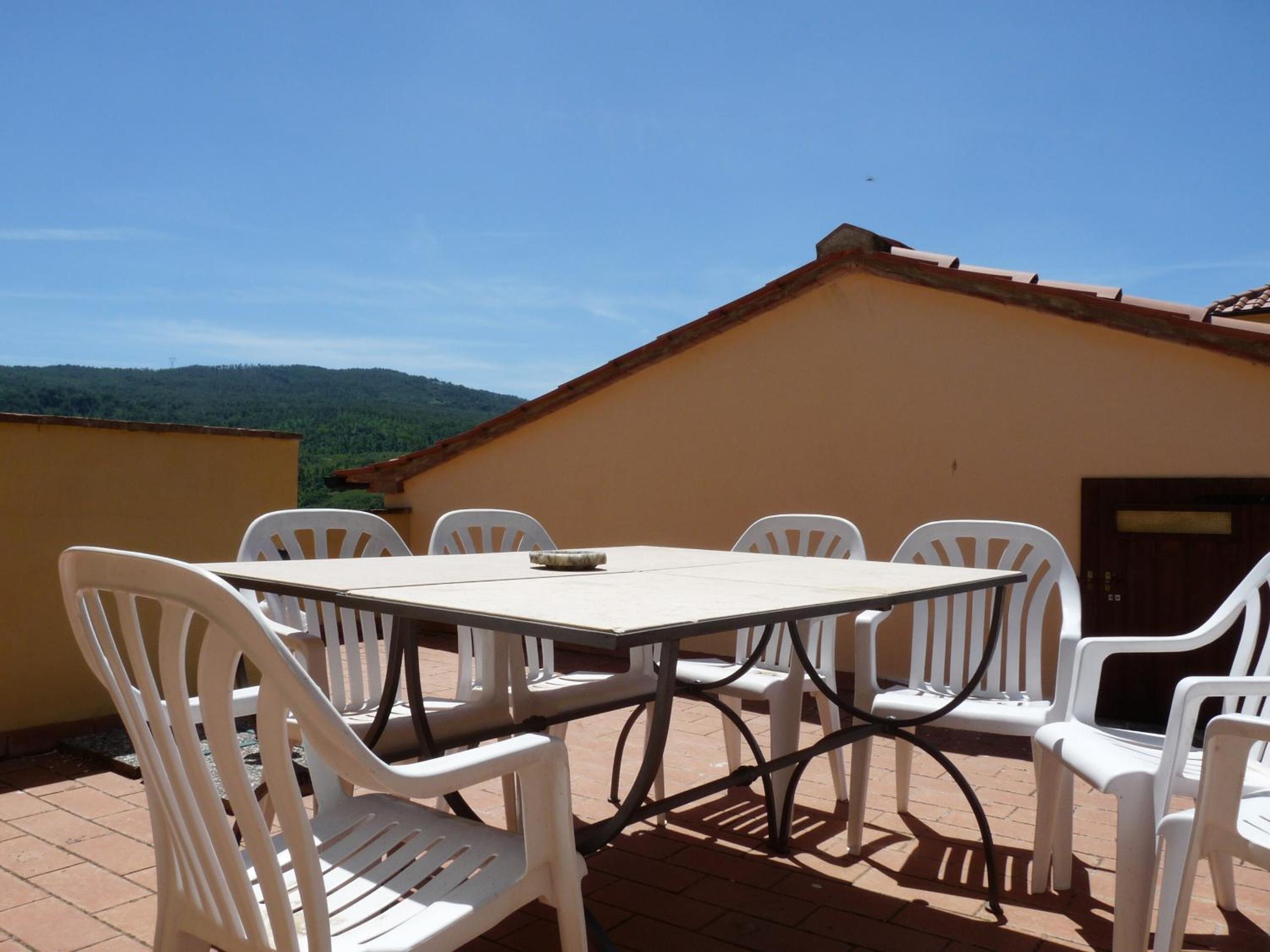 outdoor BBQ area