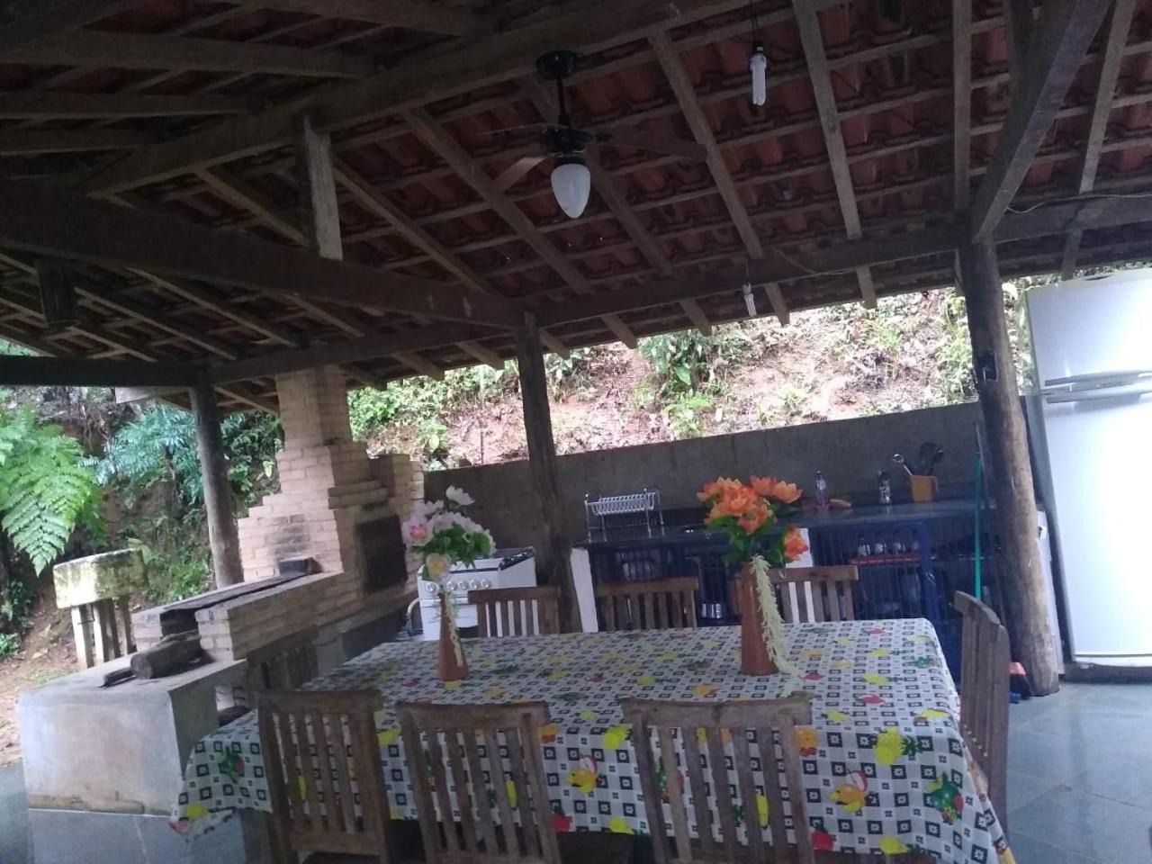 outdoor BBQ area
