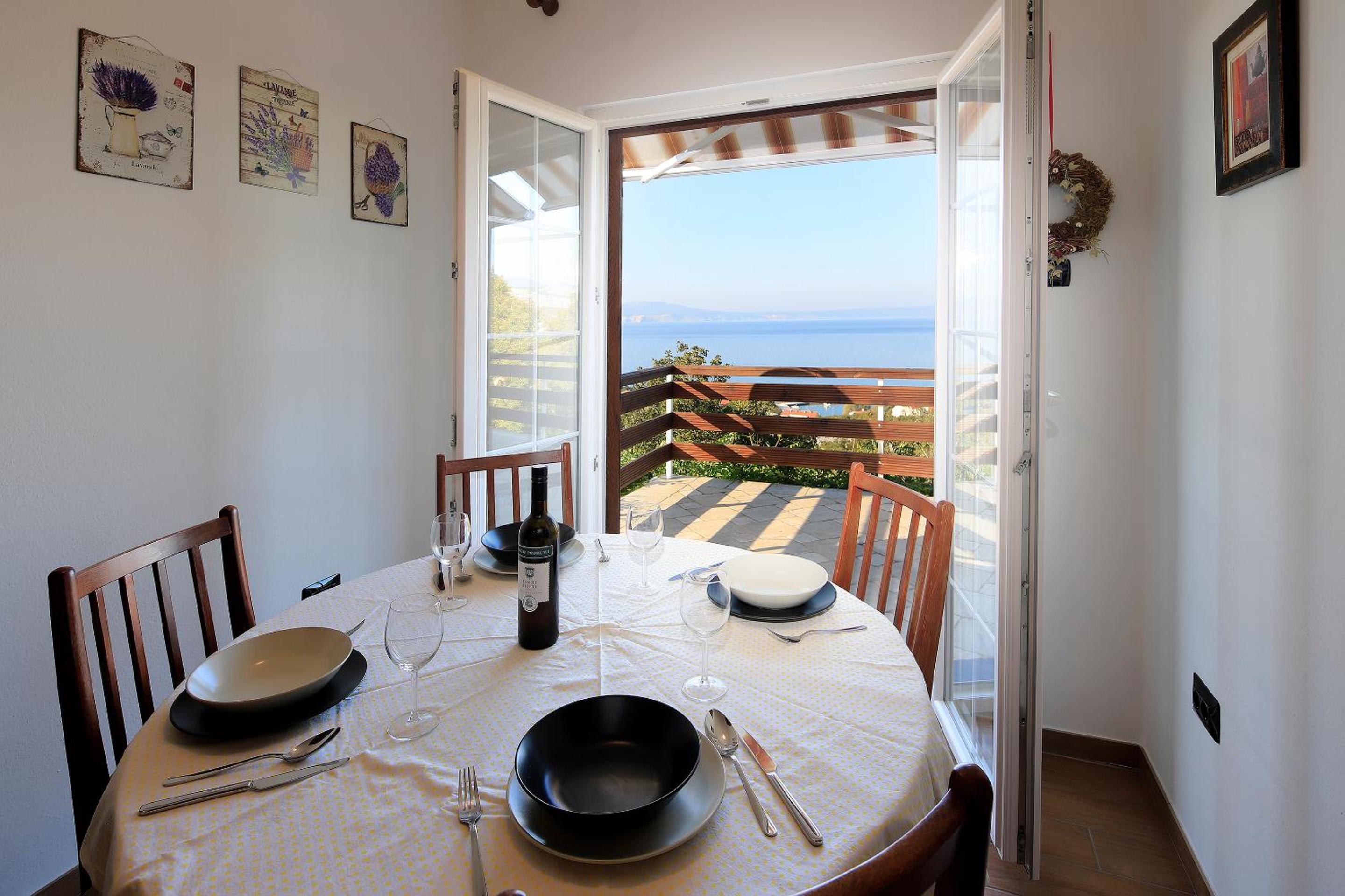 Apartment Vincent with beautiful sea view terrace