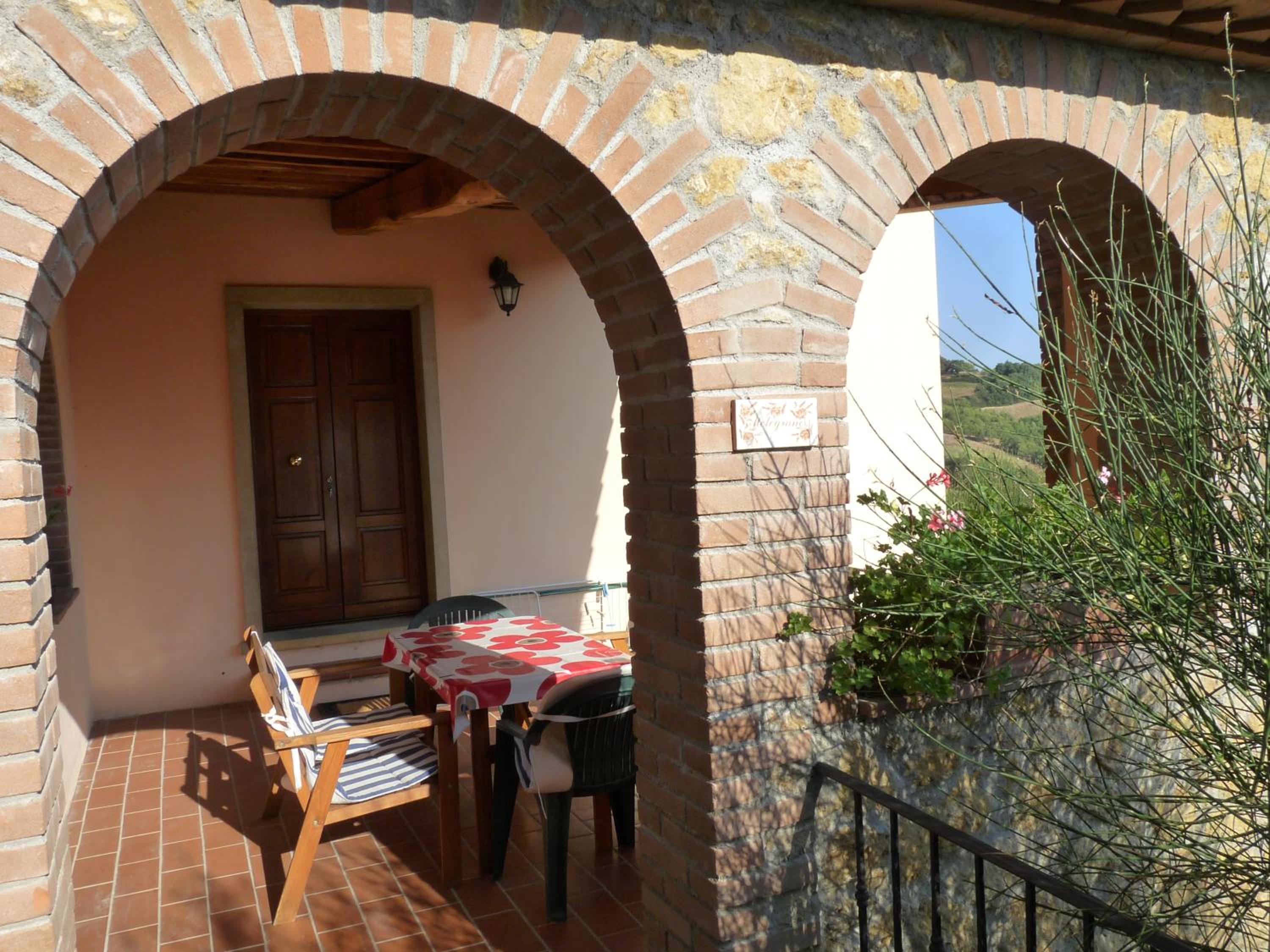 outdoor BBQ area
