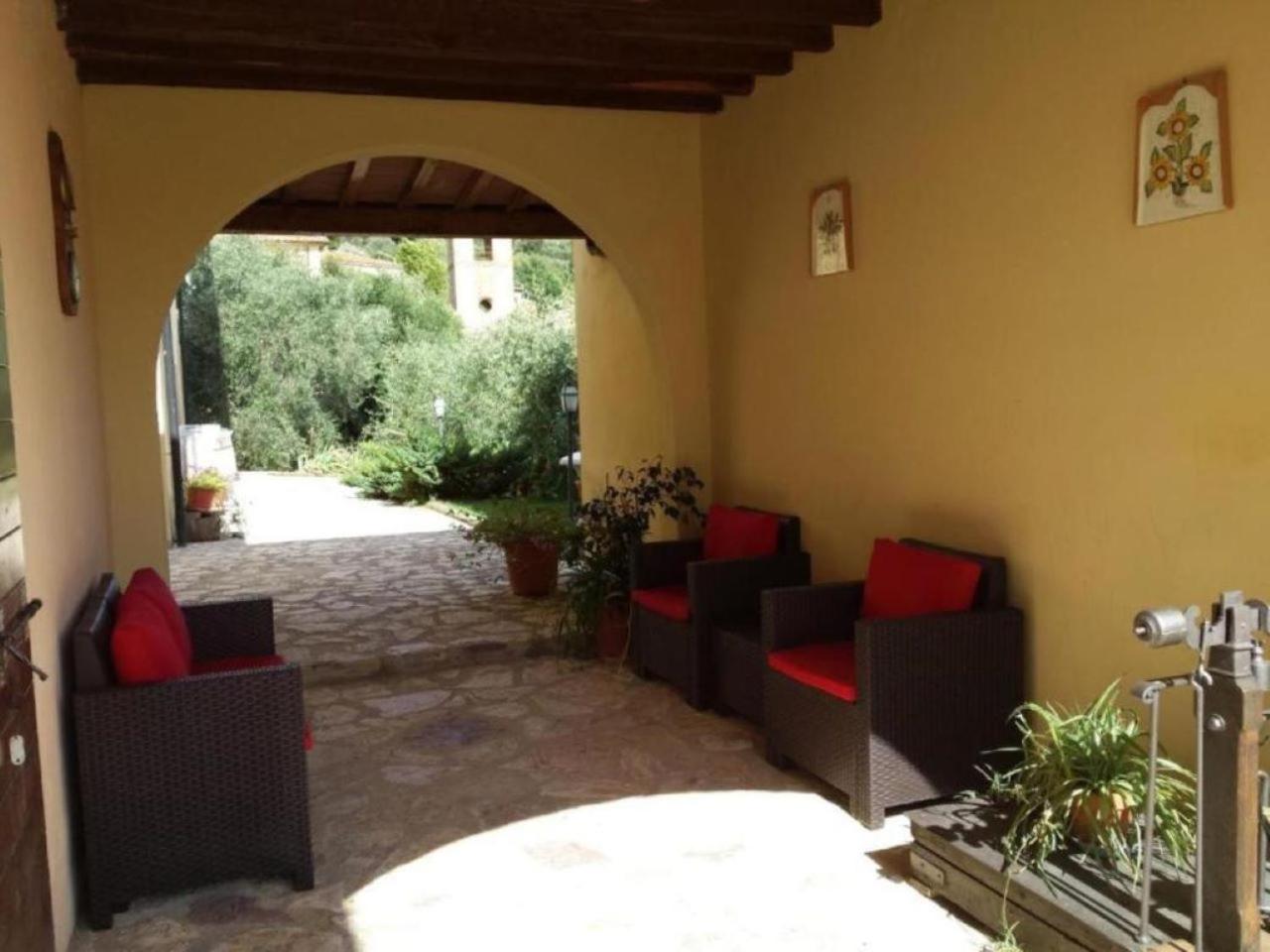 outdoor BBQ area