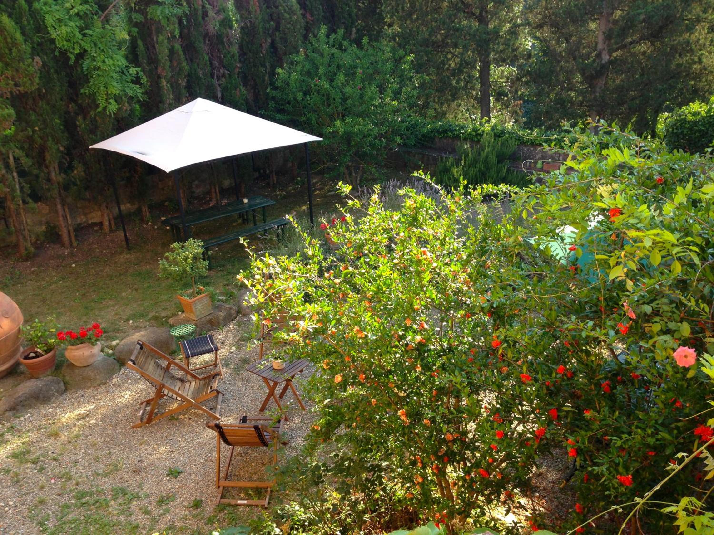 outdoor BBQ area
