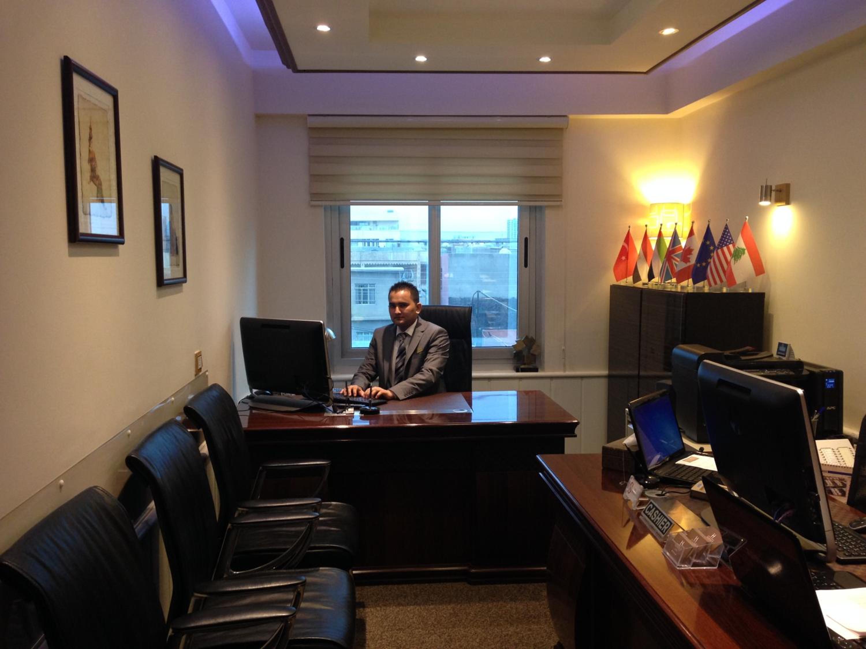 hotel reception