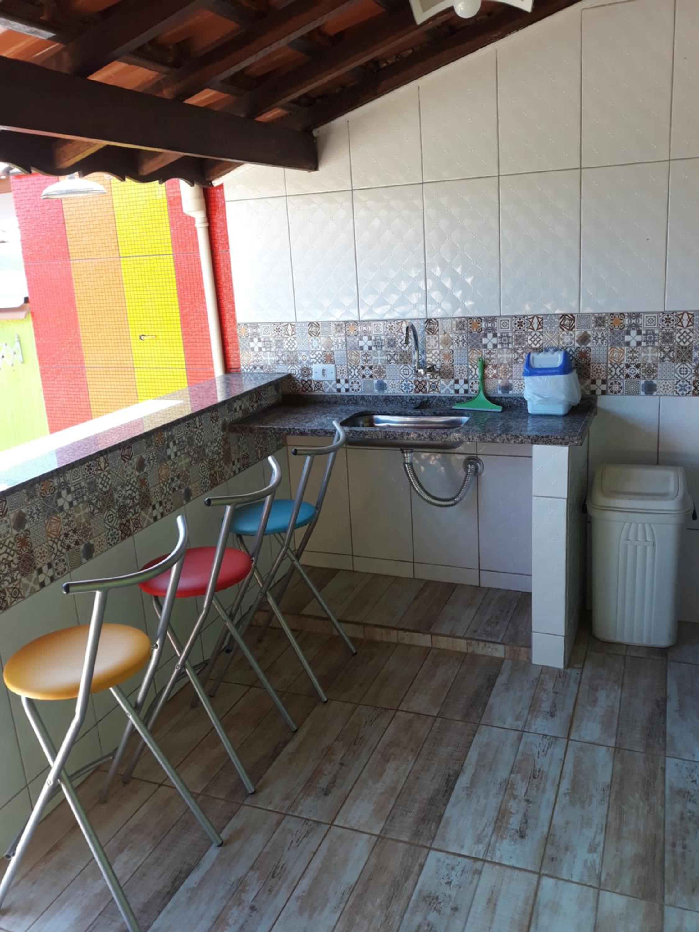 outdoor BBQ area
