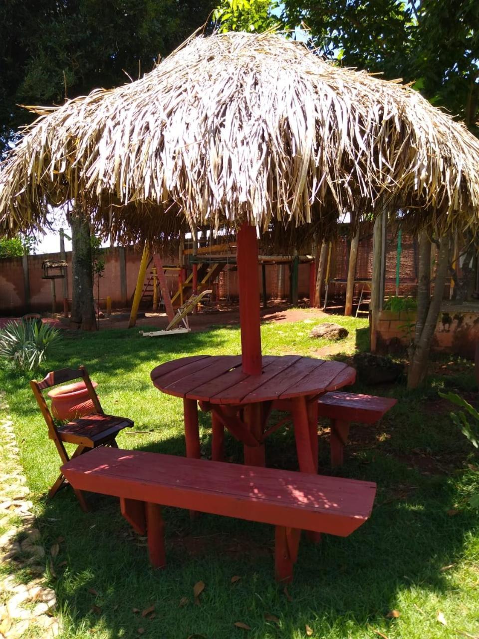 outdoor BBQ area