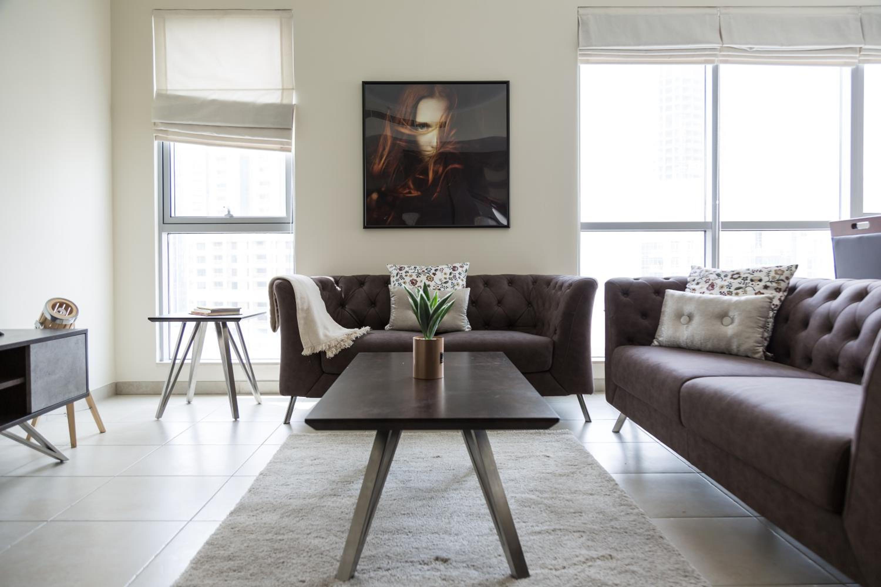 HiGuests - Charming Apt with Terrace Facing Burj Khalifa