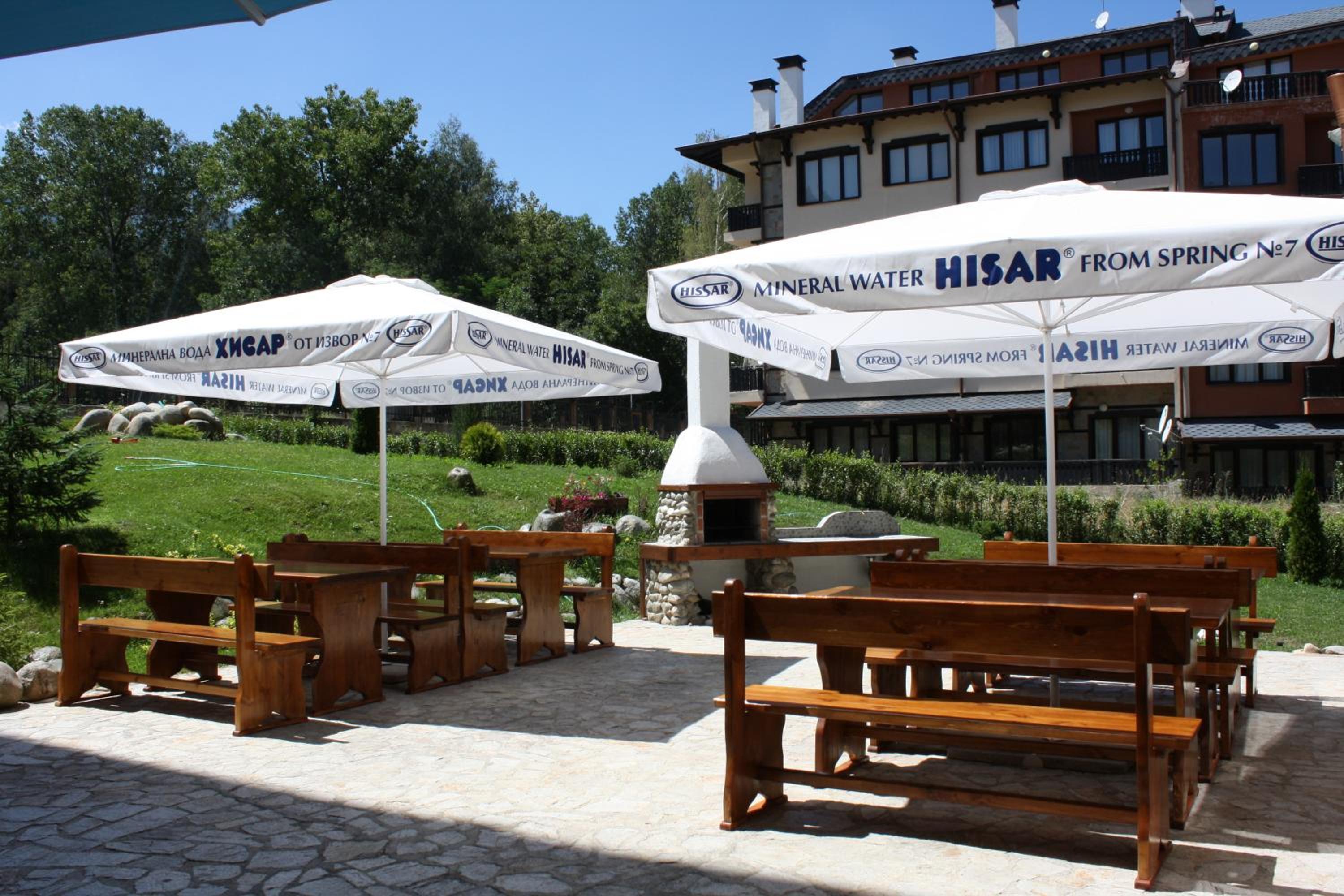outdoor BBQ area