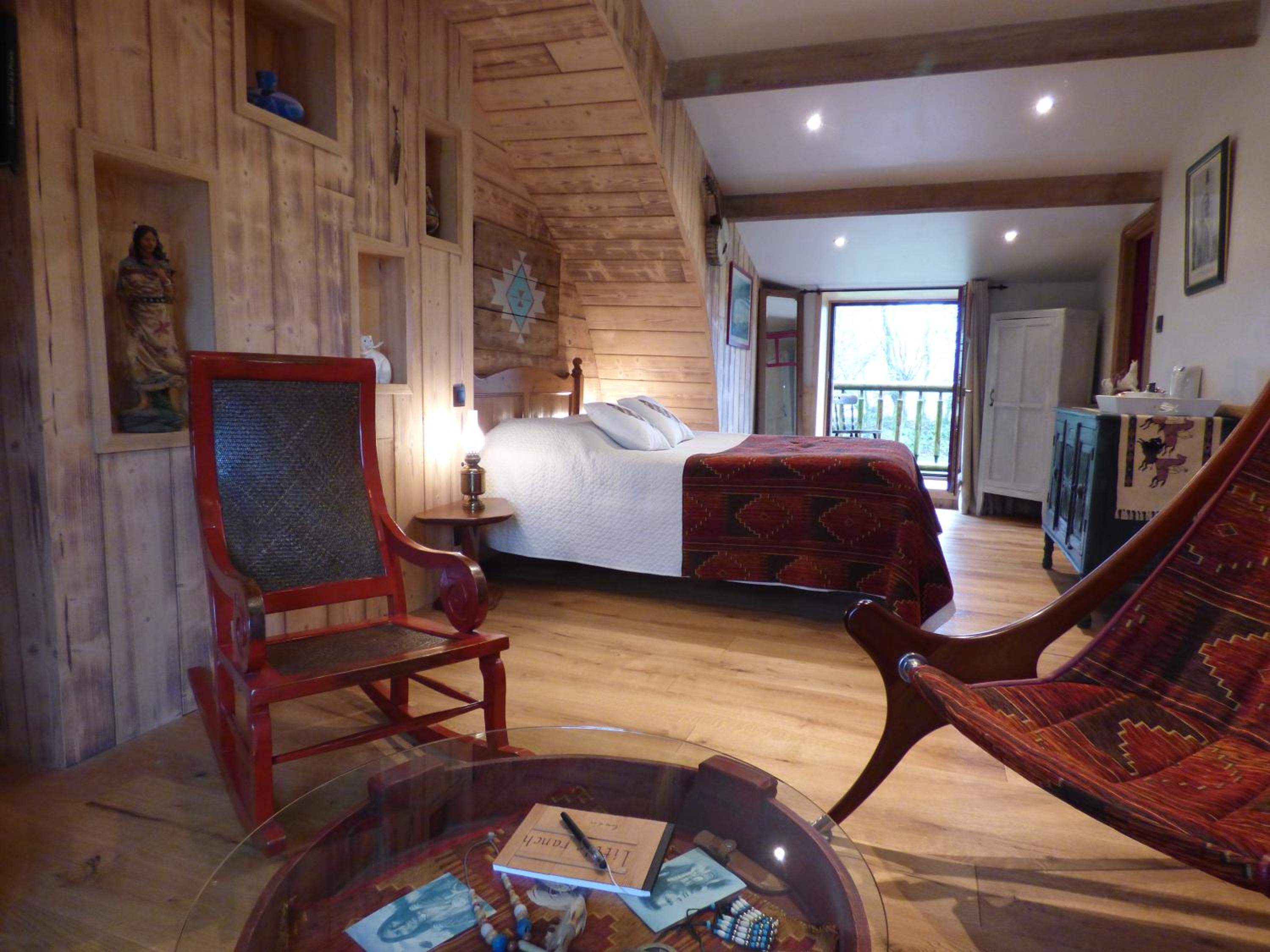 chambre d'hôte atypique "West little ranch" chambre amérindienne