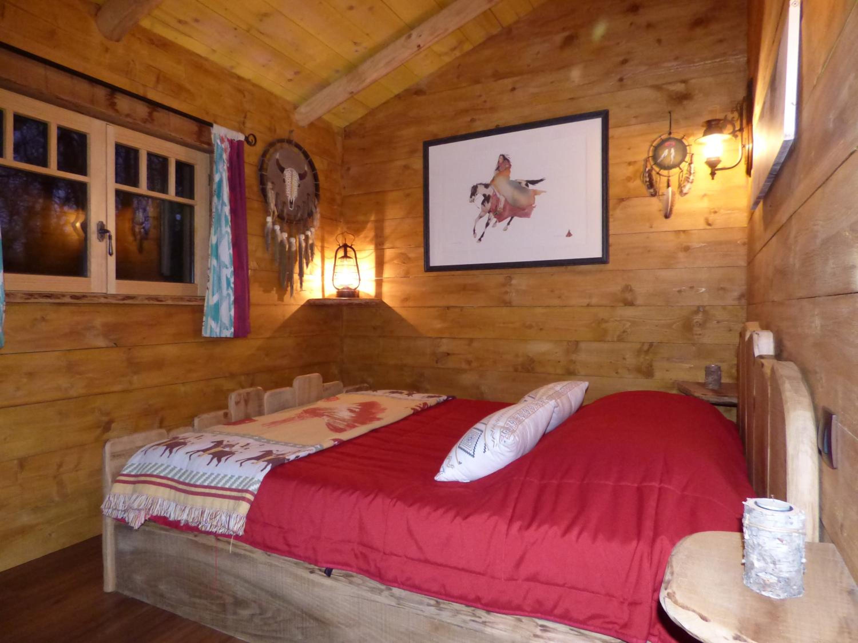 Chambre d'hôte atypique "trappeur" West little ranch view 2