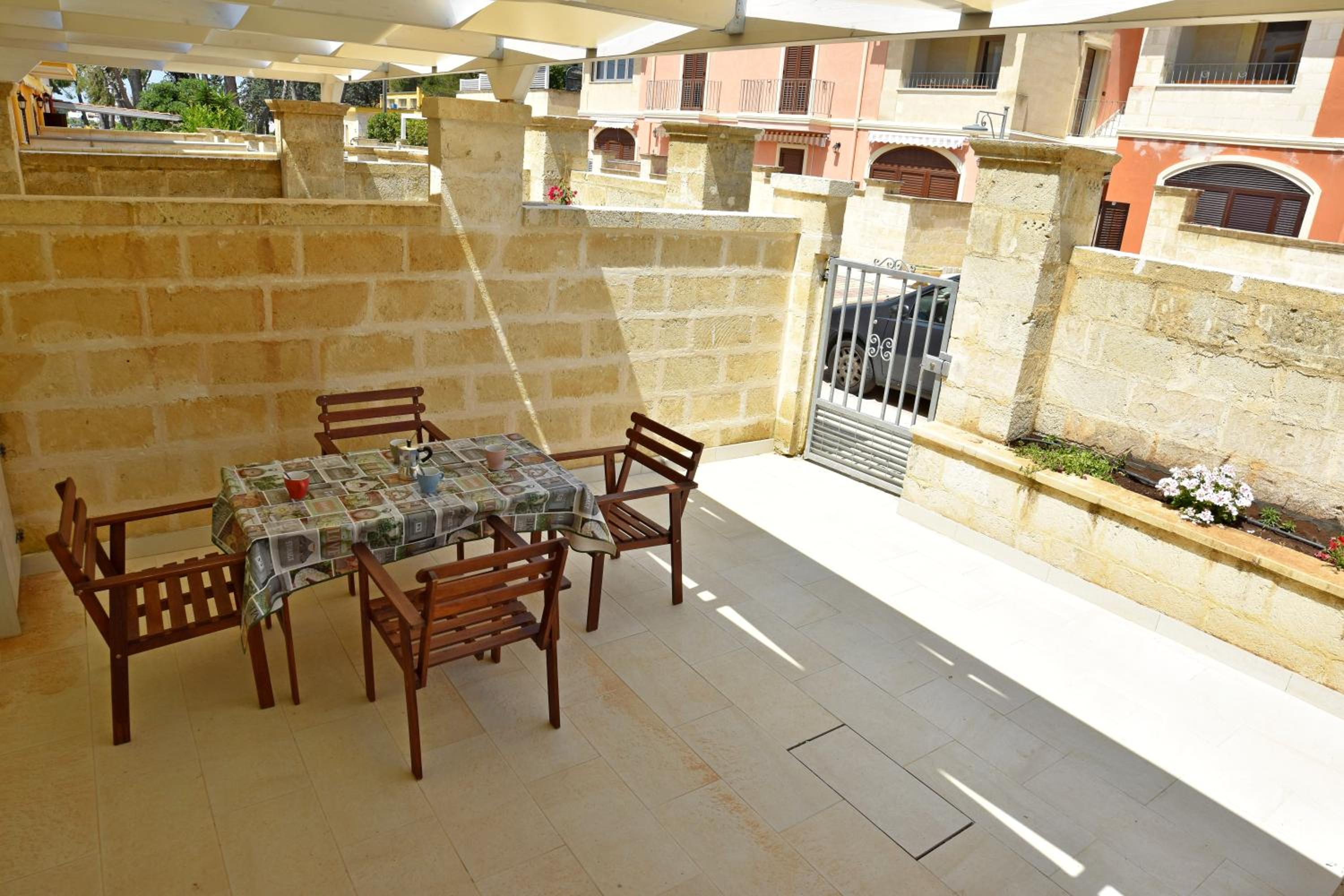 outdoor BBQ area