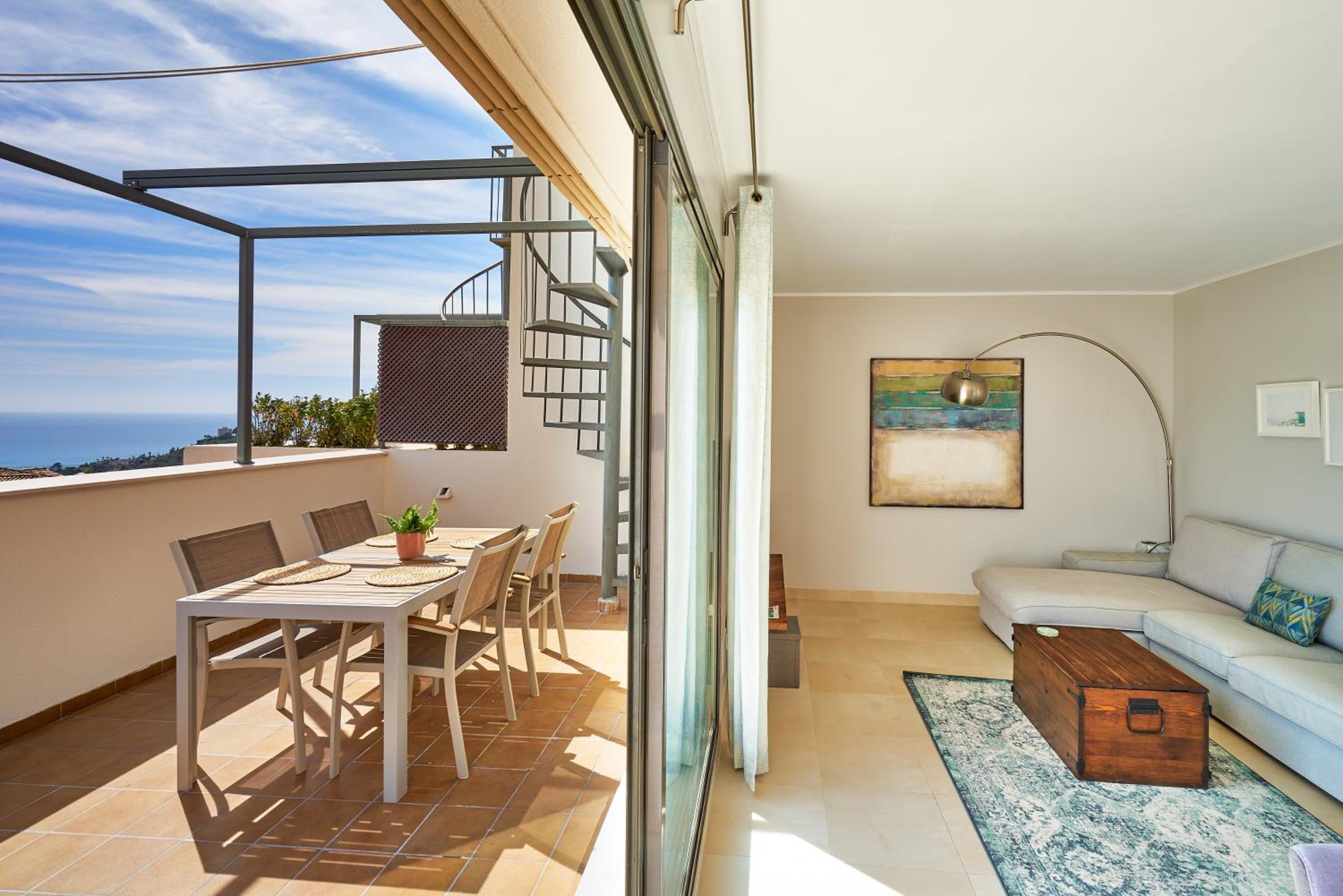 Sea View Penthouse, Pool, Privacy, Benalmadena view 2
