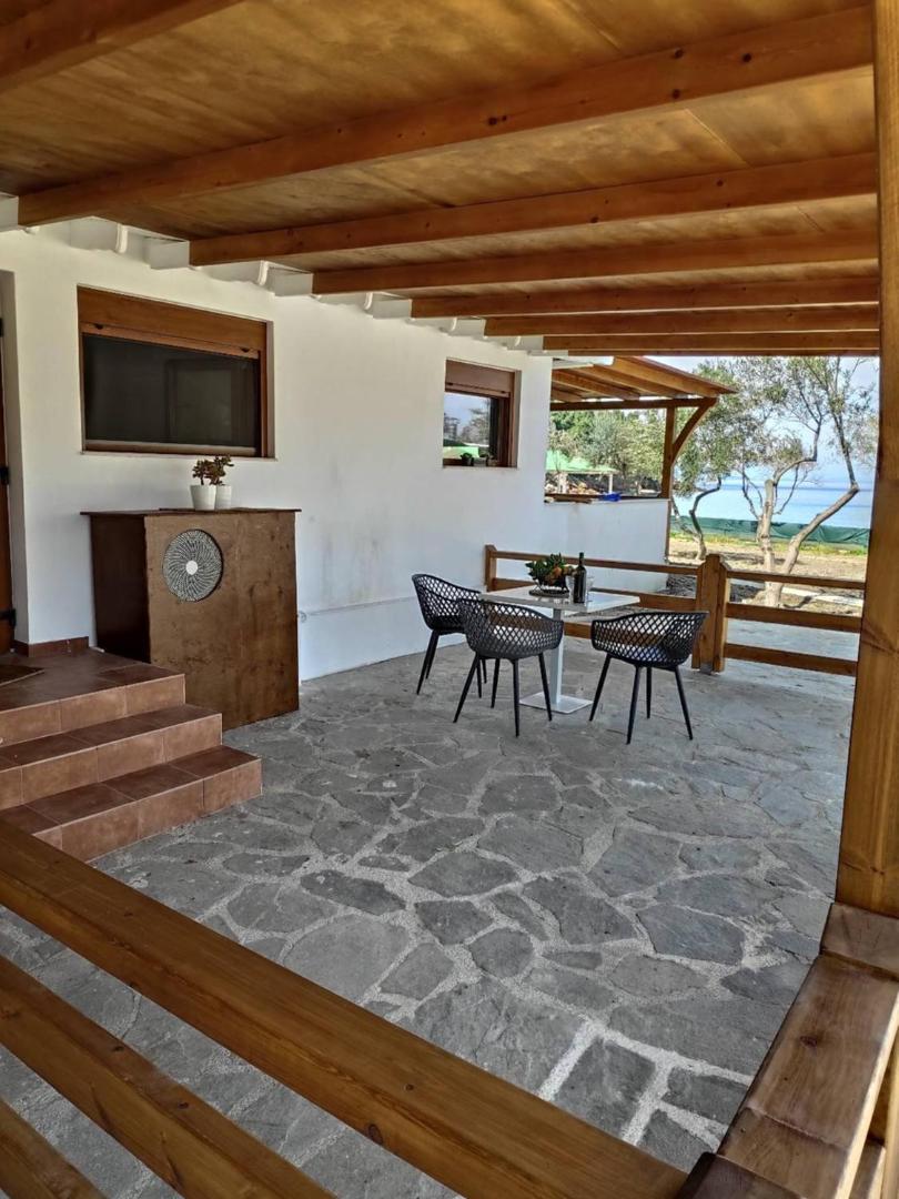 outdoor BBQ area