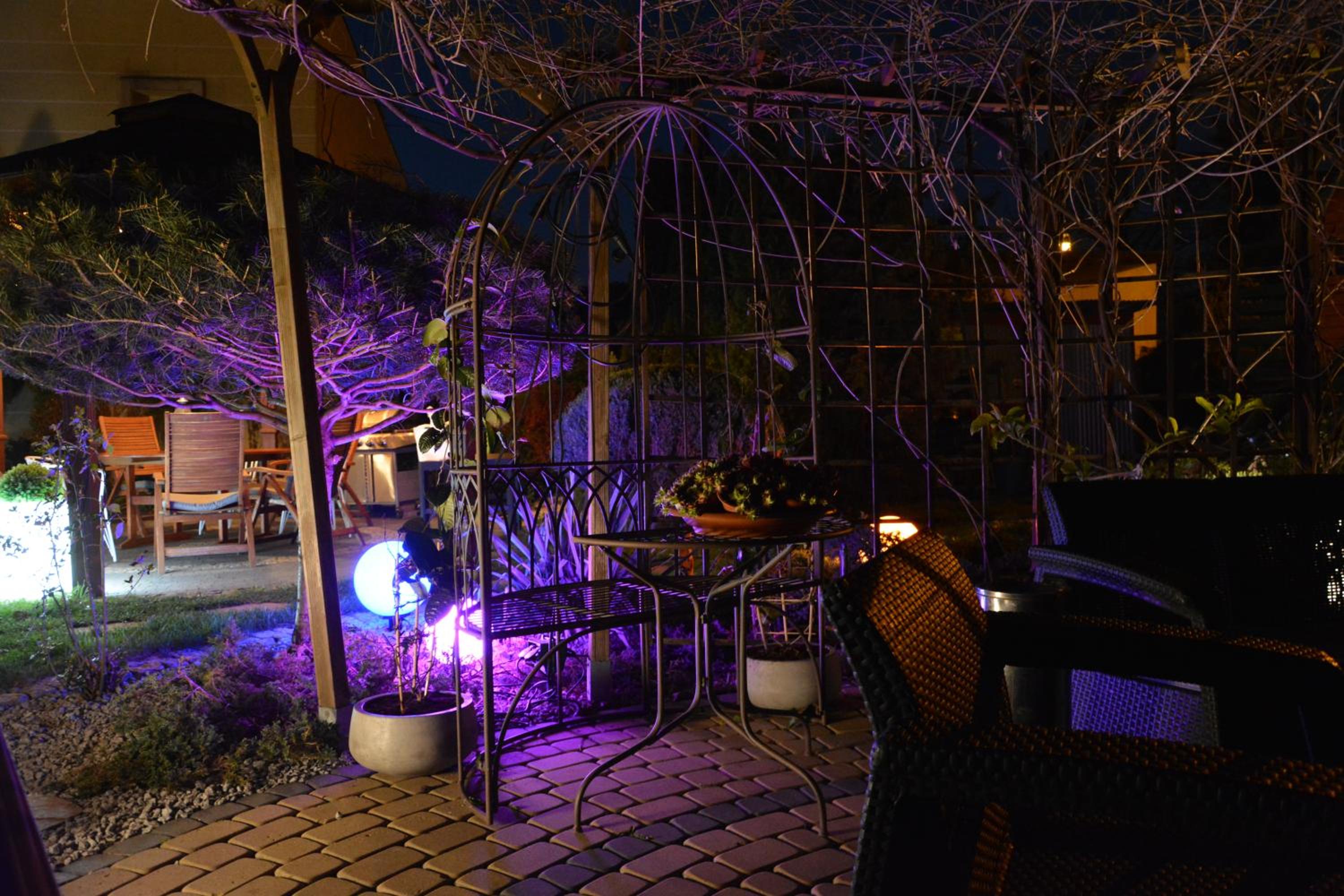 outdoor BBQ area