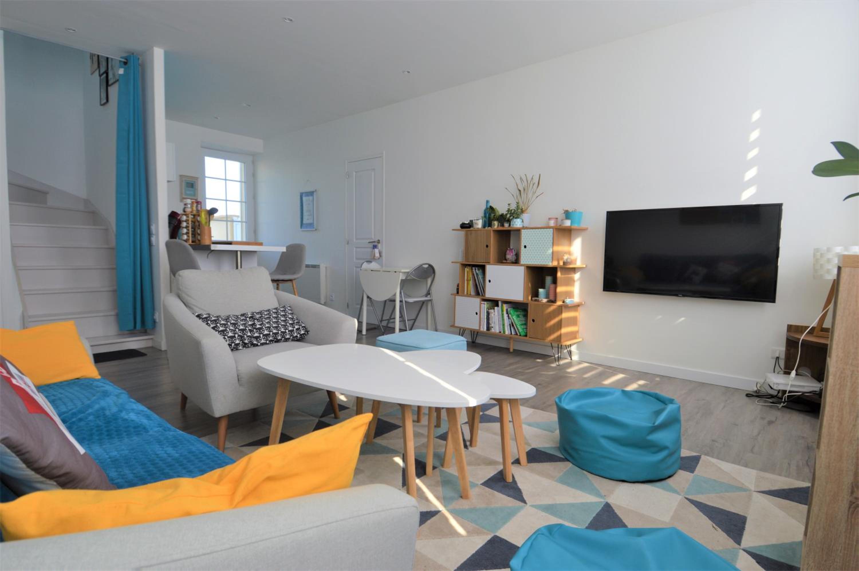 Appartement moderne avec terrasse à 500m de la mer