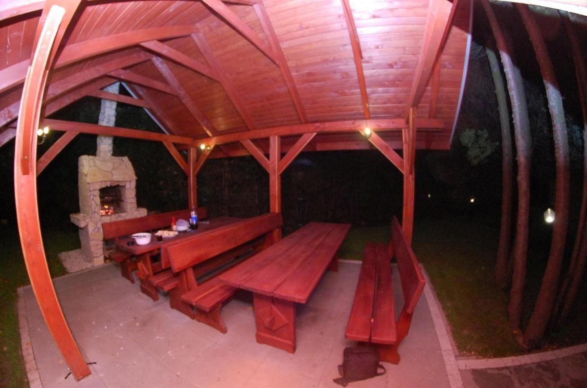 outdoor BBQ area