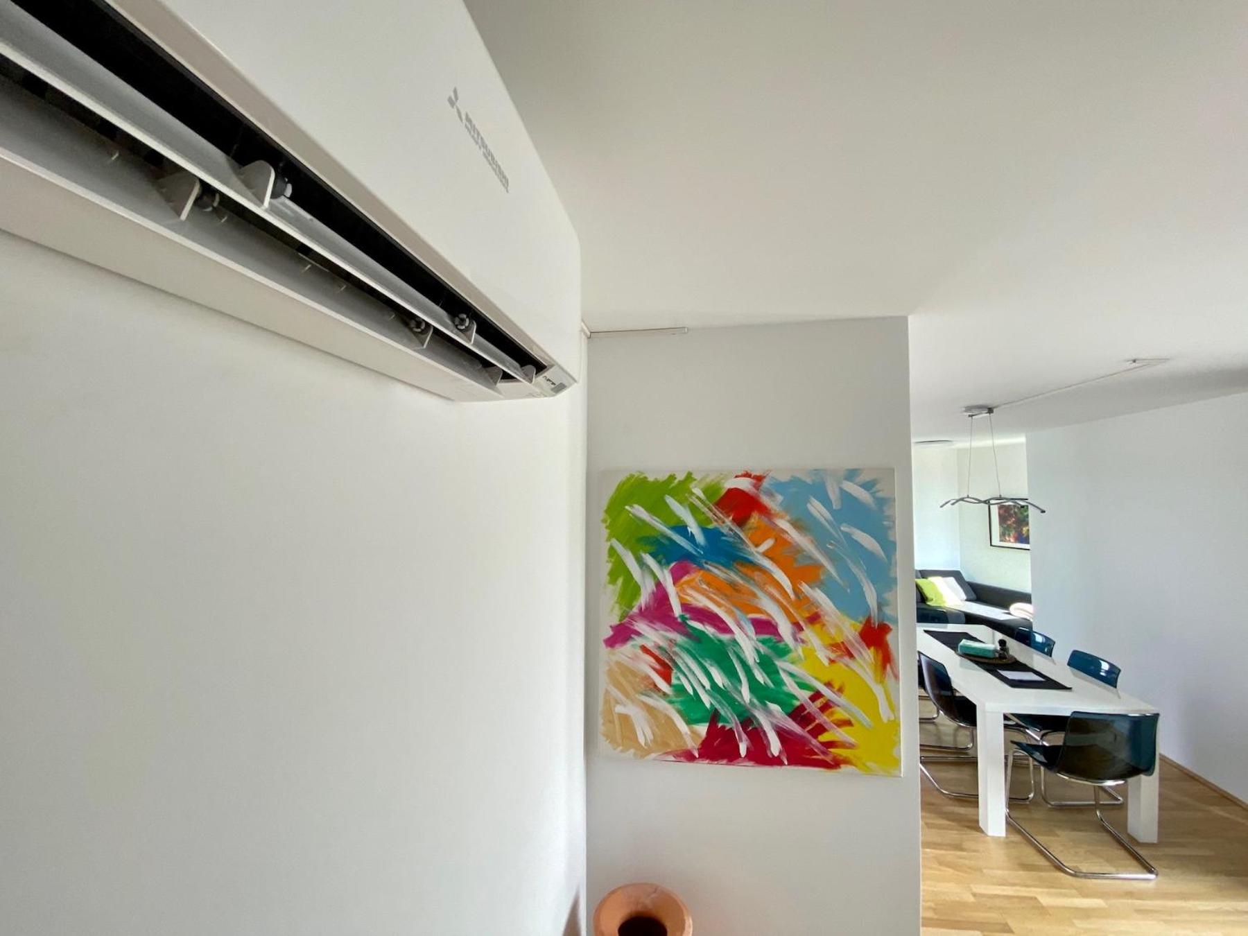 Sonnenwohnen Penthouse direkt bei U-Bahn und Therme Wien mit Top Anbindung ins Zentrum