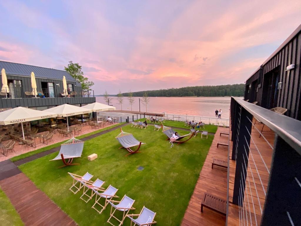 outdoor BBQ area