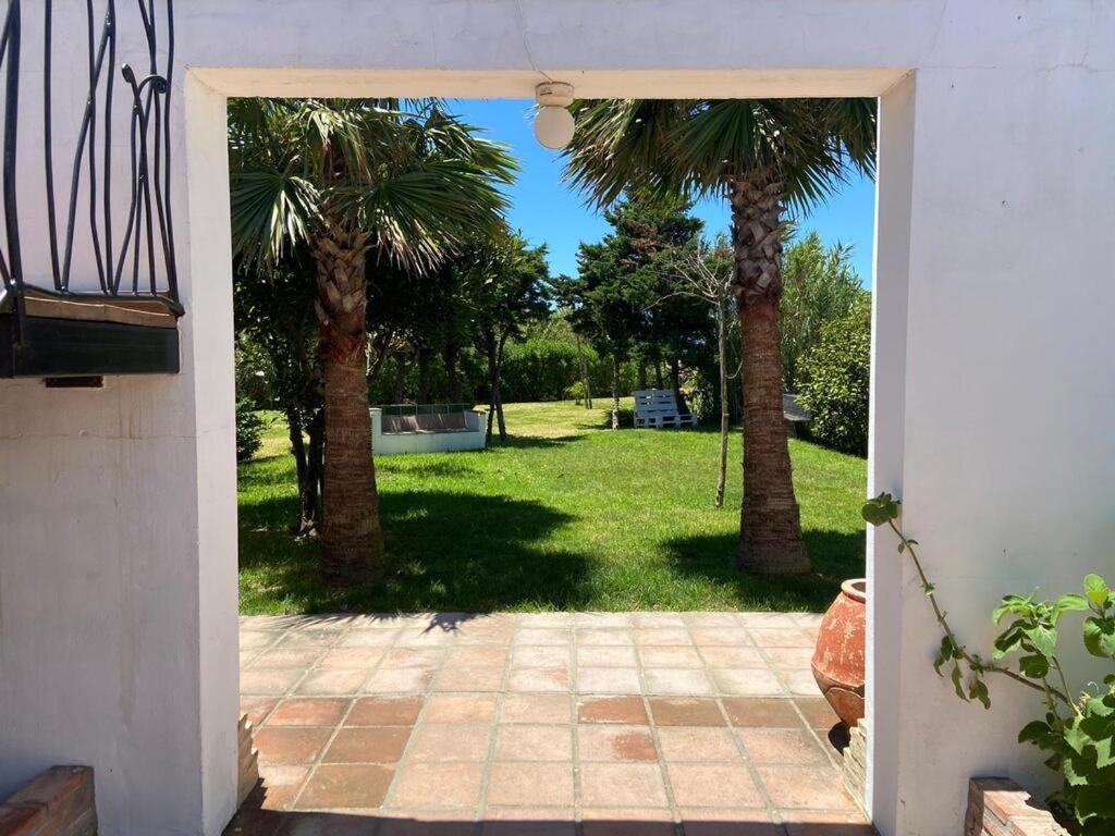 outdoor BBQ area