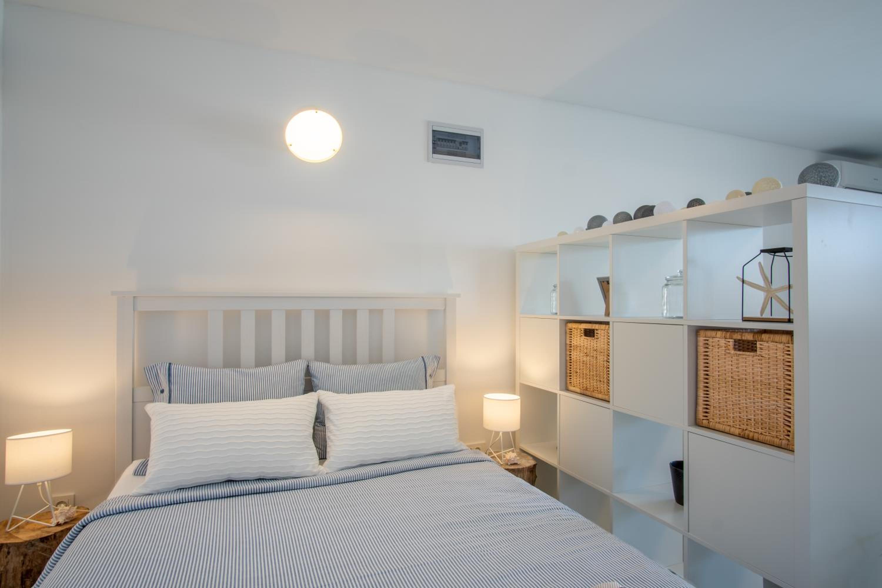 A White Cliffside Studio