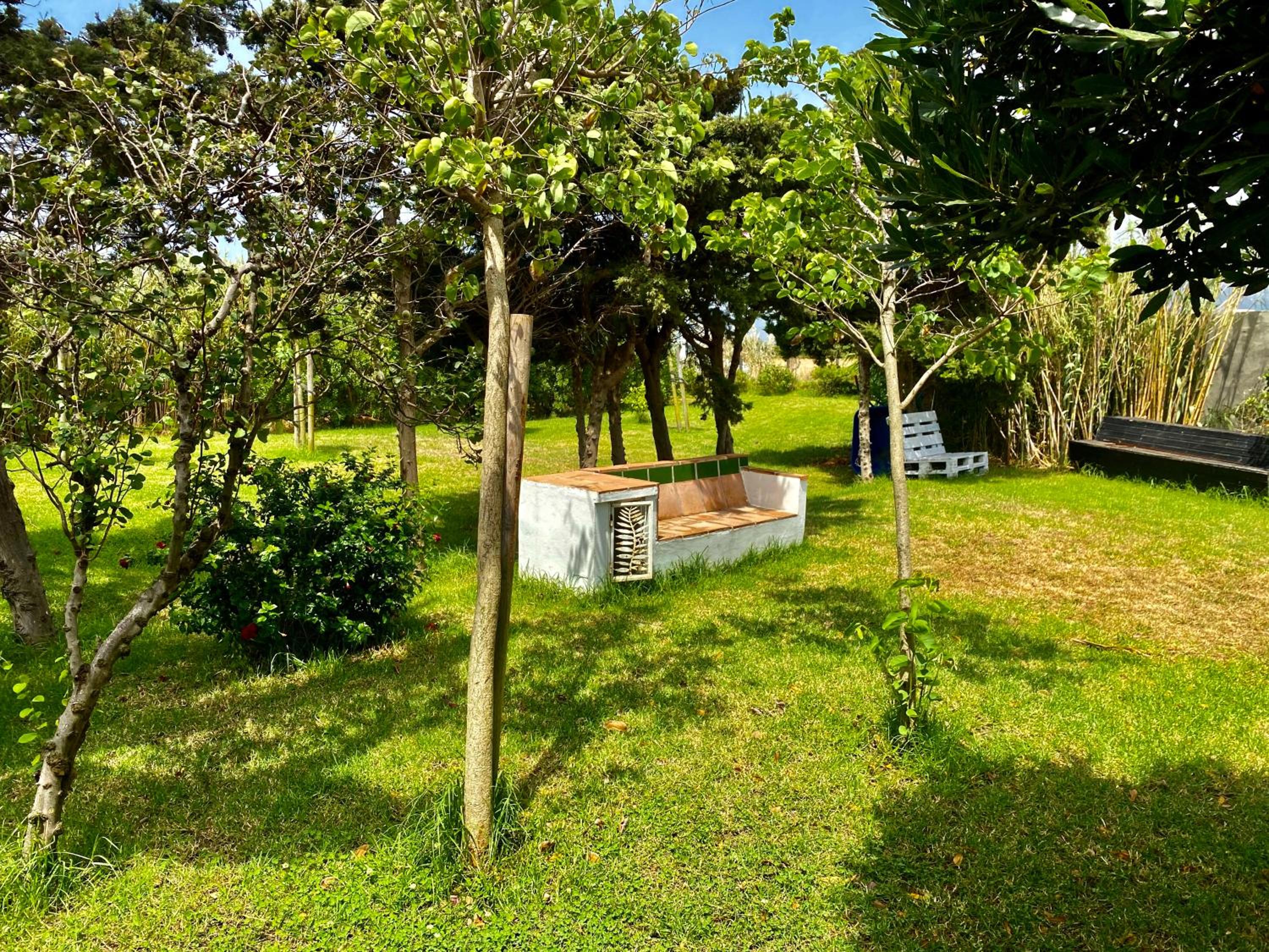 outdoor BBQ area