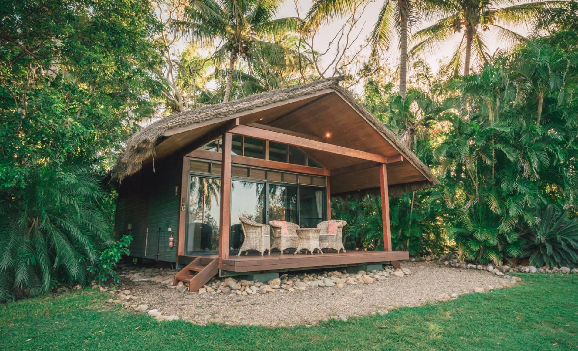 outdoor BBQ area