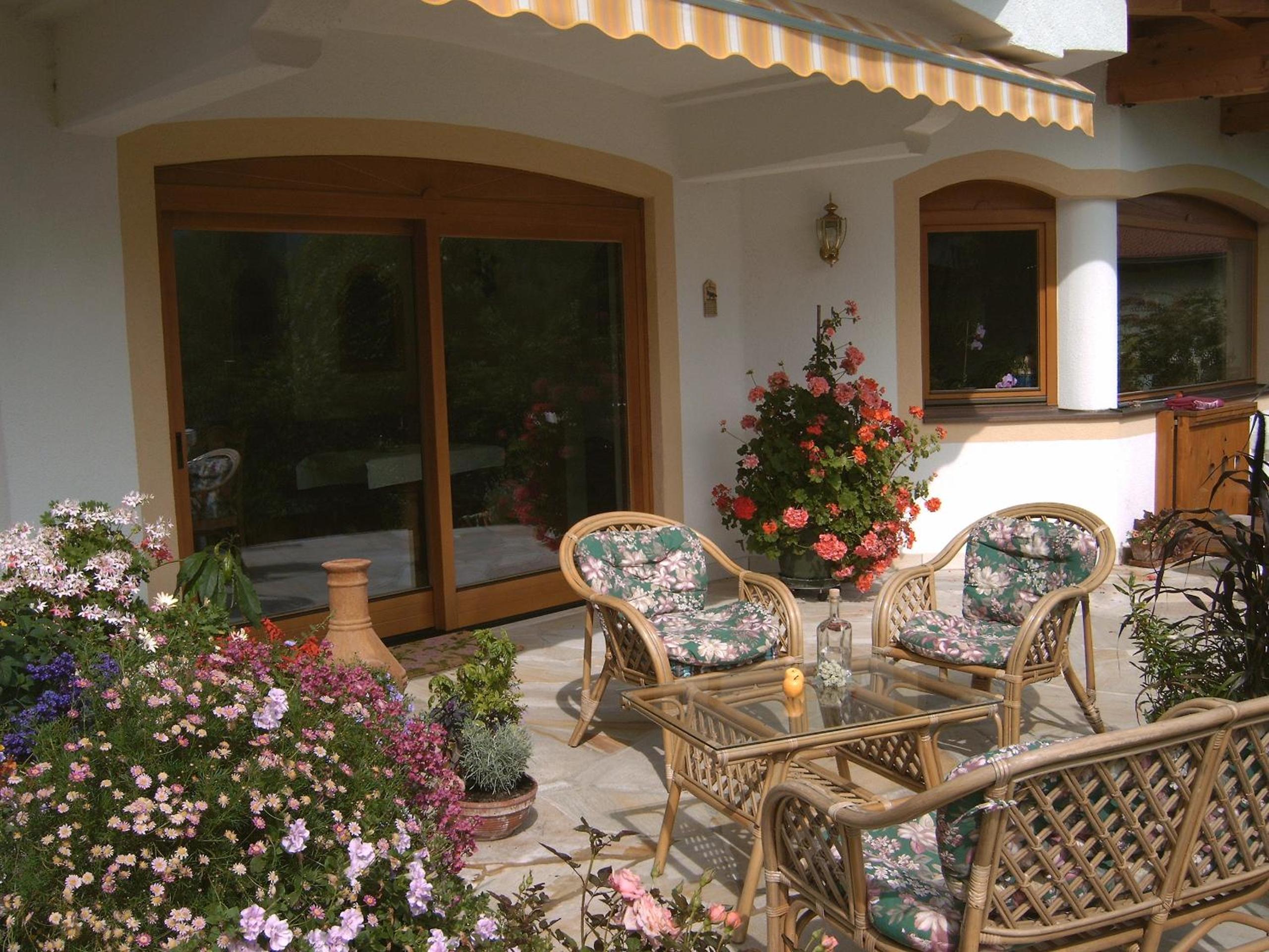 outdoor BBQ area