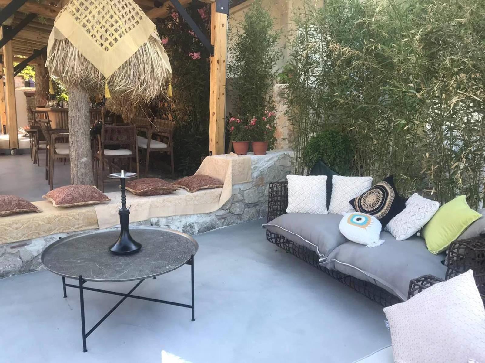 outdoor BBQ area
