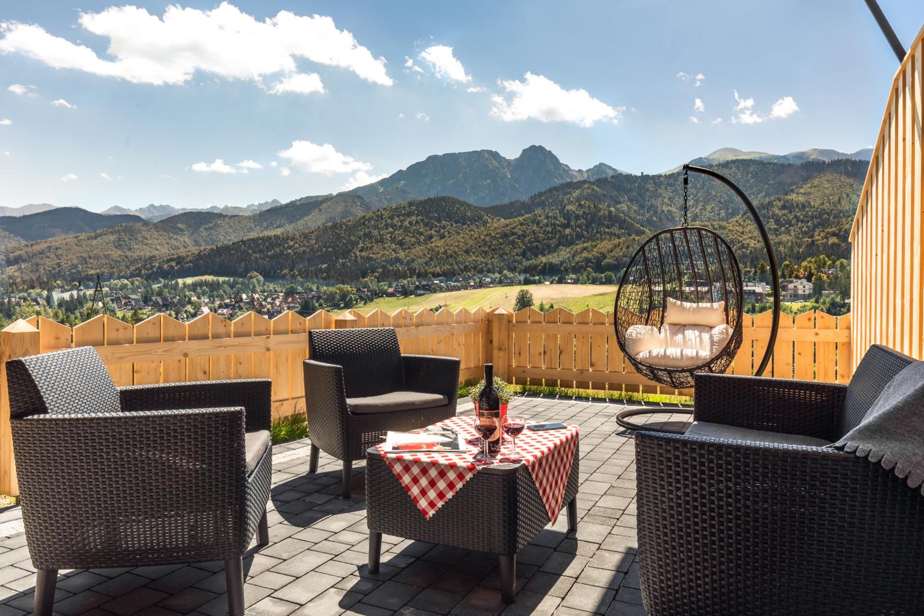 outdoor BBQ area