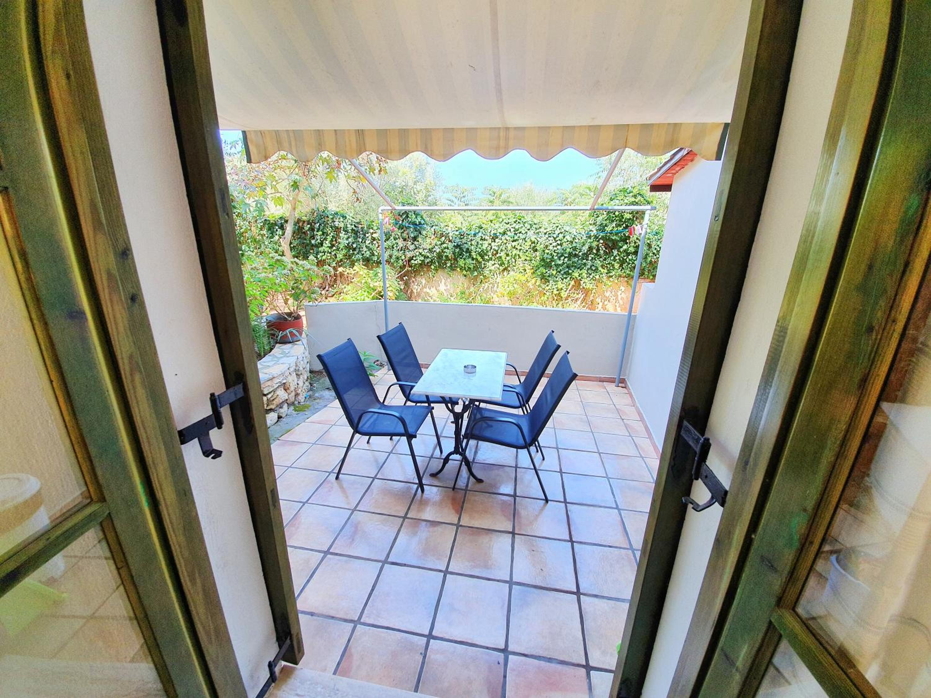 outdoor BBQ area