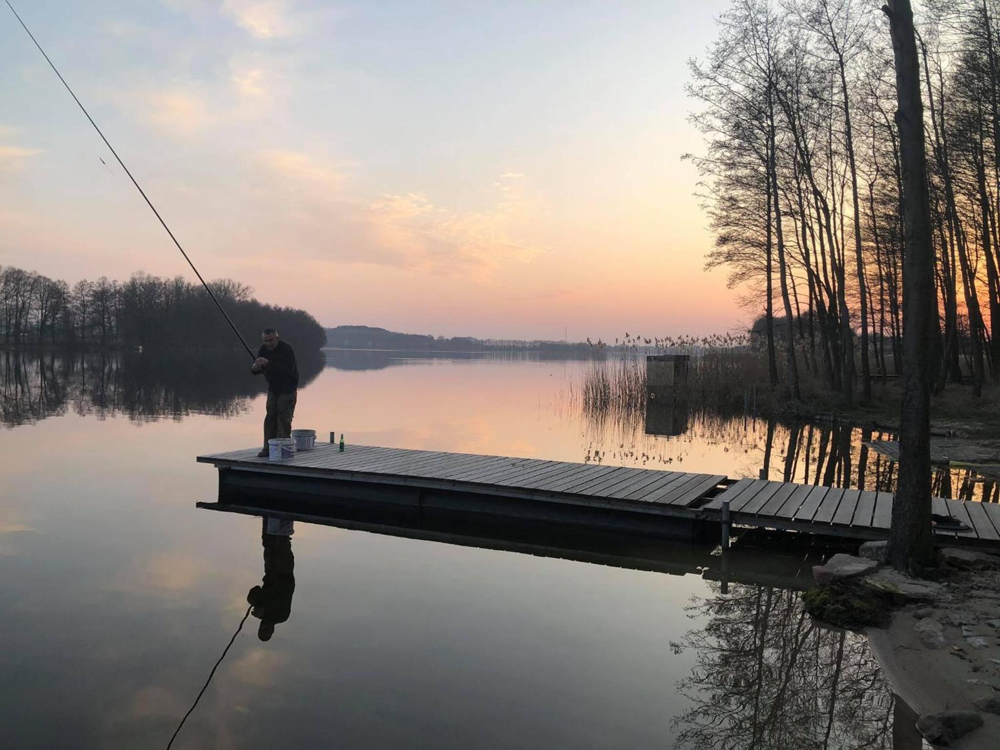 domki pod Jesionem Sławianowo nad jeziorem