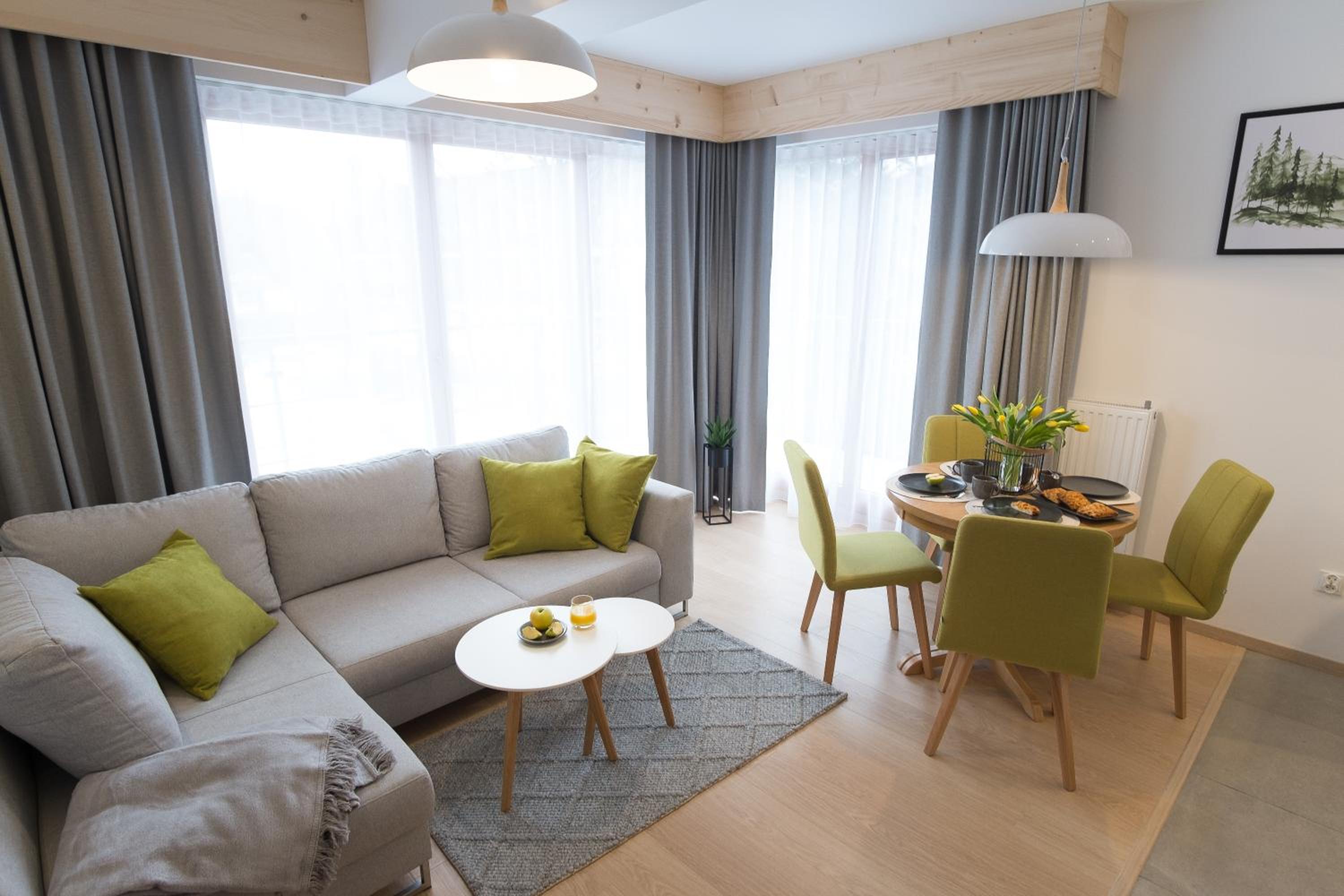 Apartament Modern Green w centrum z widokiem na Giewont view 3