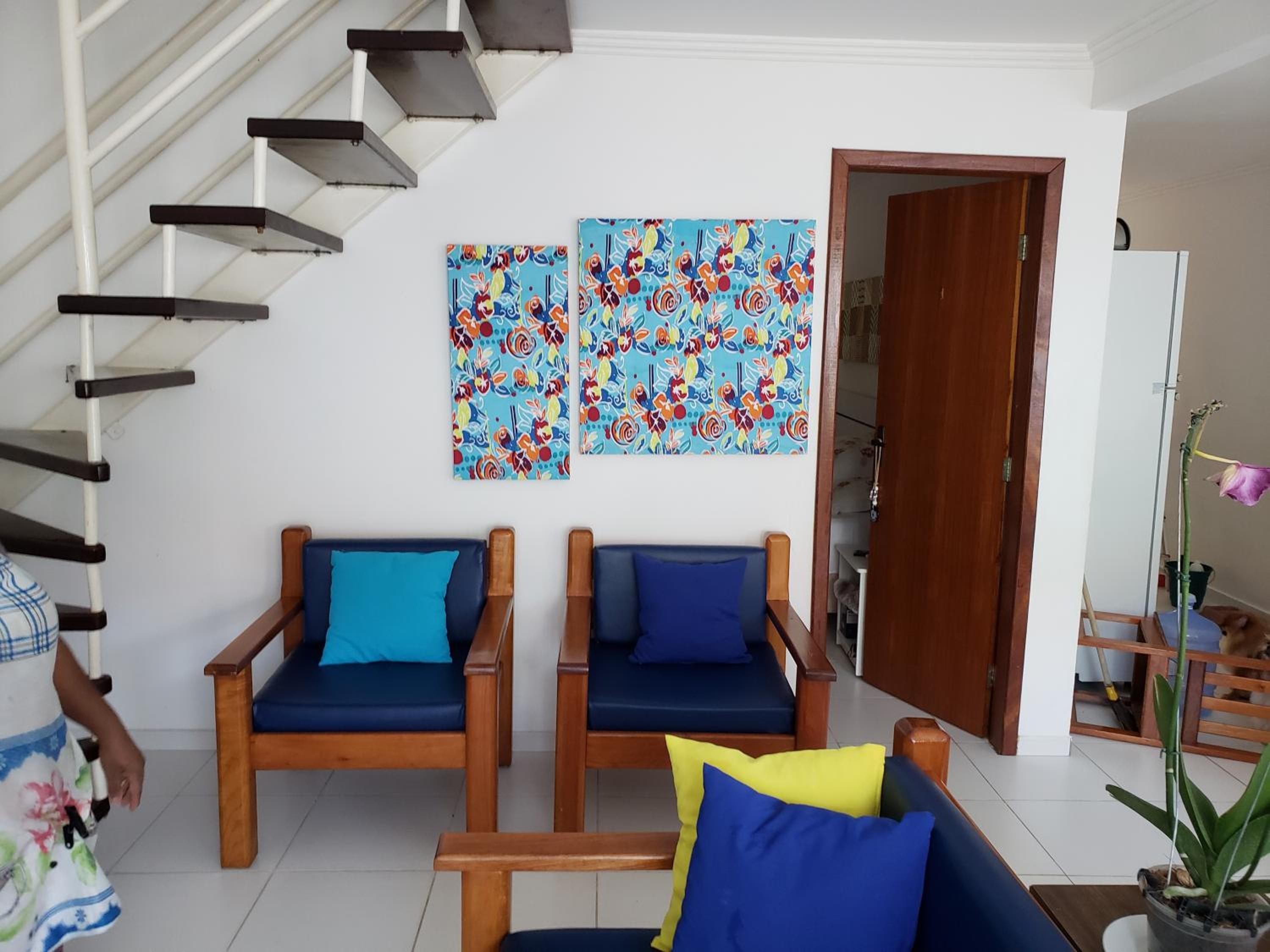 Casa 3 Suites Duplex AR Completa Condomínio fechado Moria à 500 m Praia Axe MOI