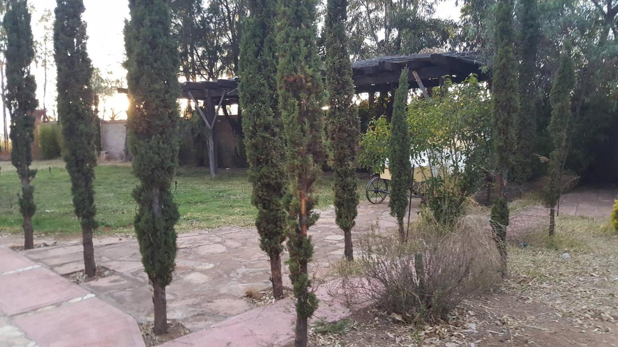 outdoor BBQ area