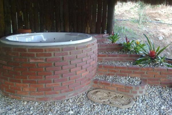 outdoor BBQ area