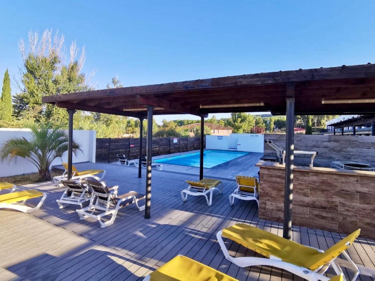 outdoor BBQ area