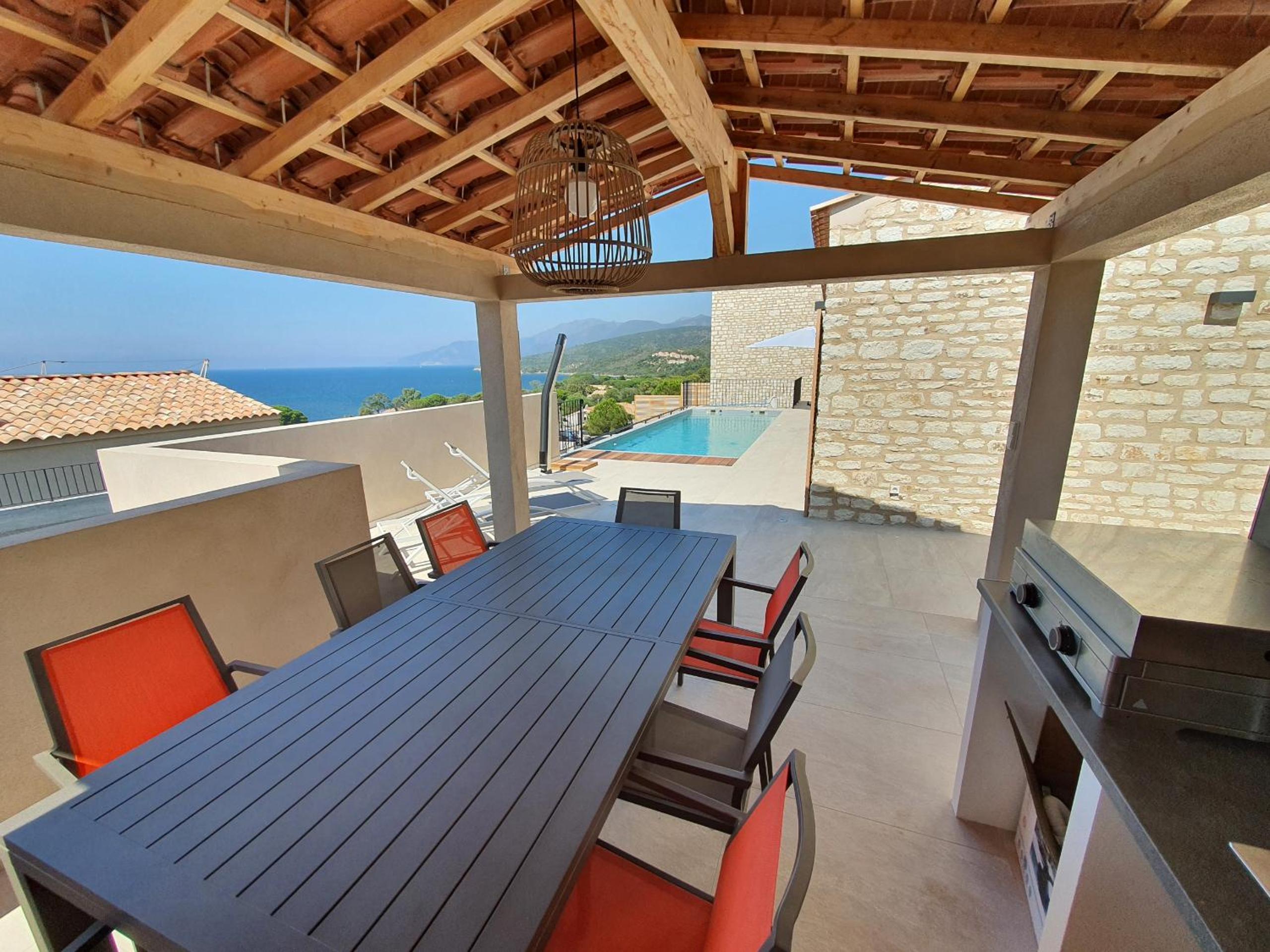 St-Florent Appartement neuf vue mer panoramique piscine 4 chambres - MOR401 view 5