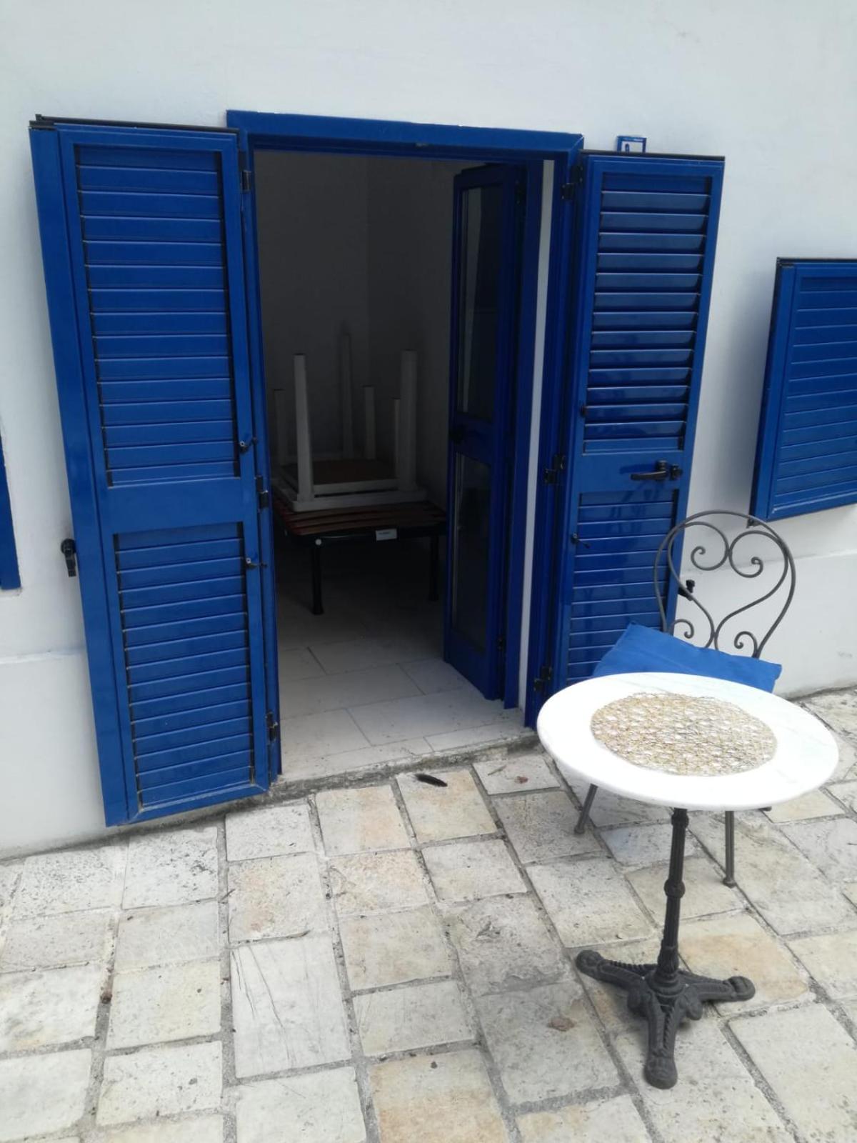 outdoor BBQ area