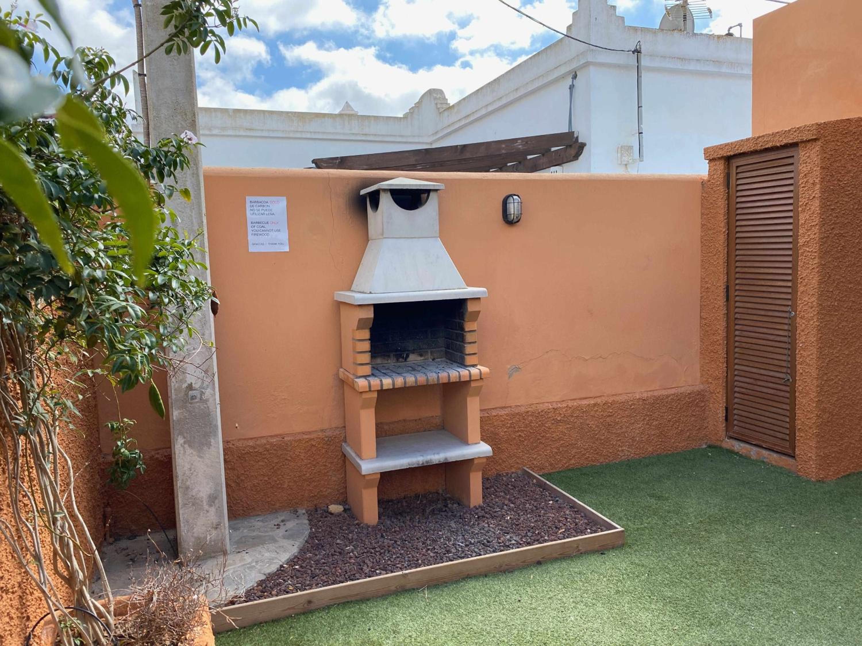 outdoor BBQ area